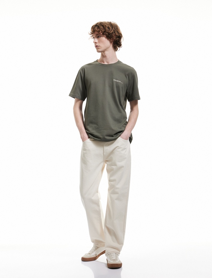  Normal Bel Cep Detaylı Vintage Straight Fit Jean Pantolon