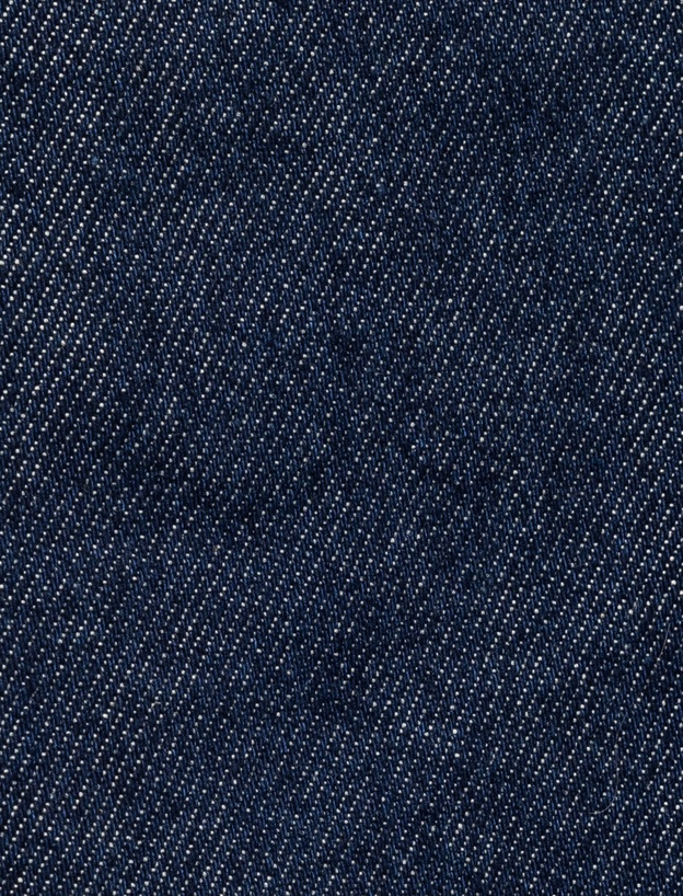 Katlı Cep Detaylı Dar Kesim Düğmeli Denim Etek_7