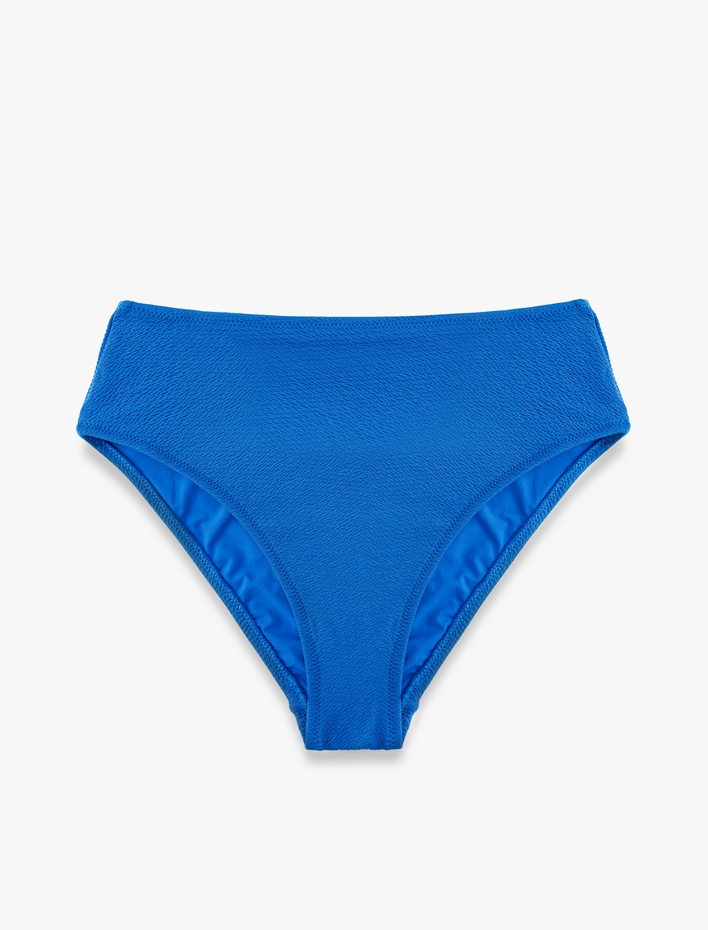  Yüksek Bel Dokulu Bikini Altı