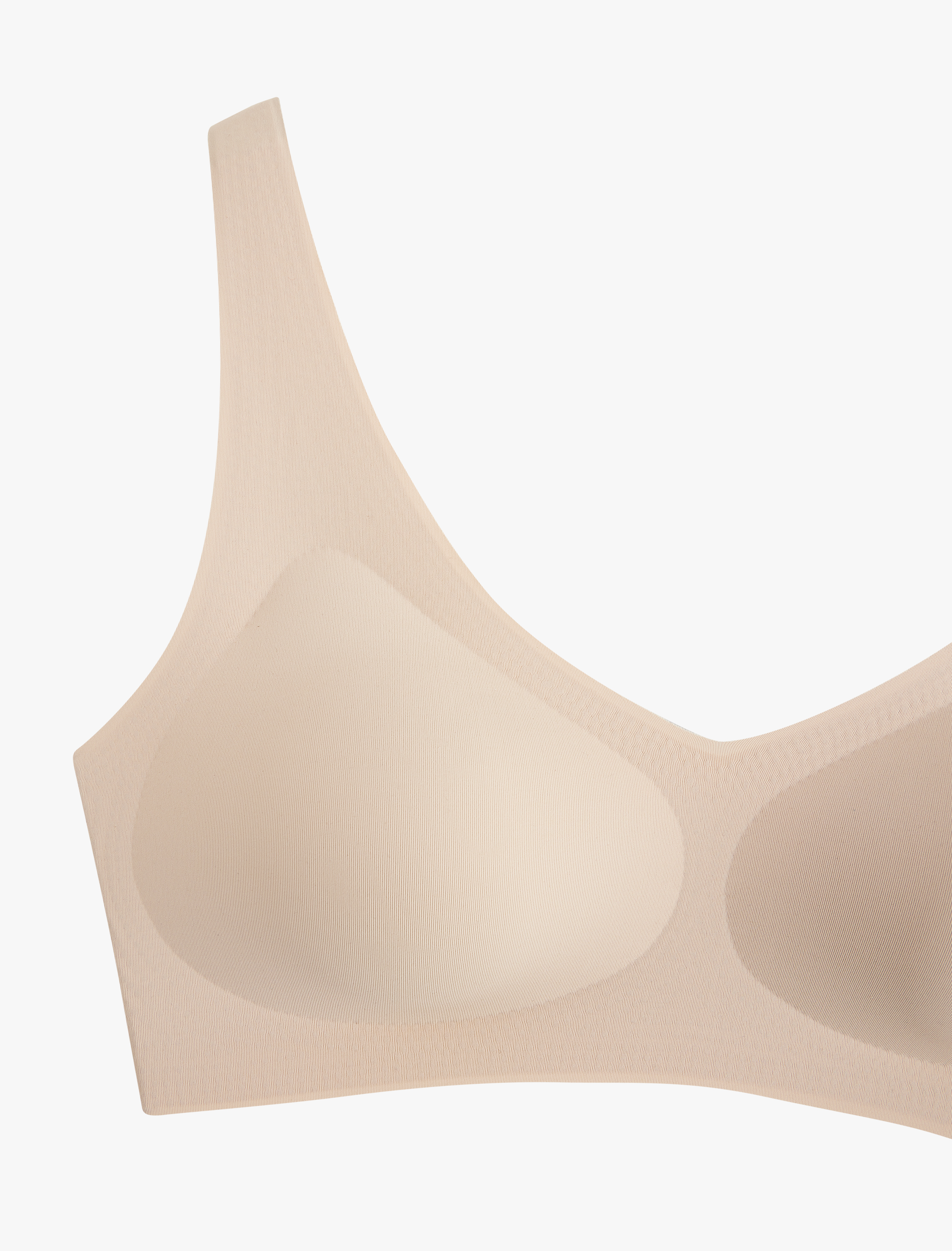   Vücudu Saran Kumaş Hafif Destekli Dolgusuz Dikişsiz Lazer Kesim Sütyen