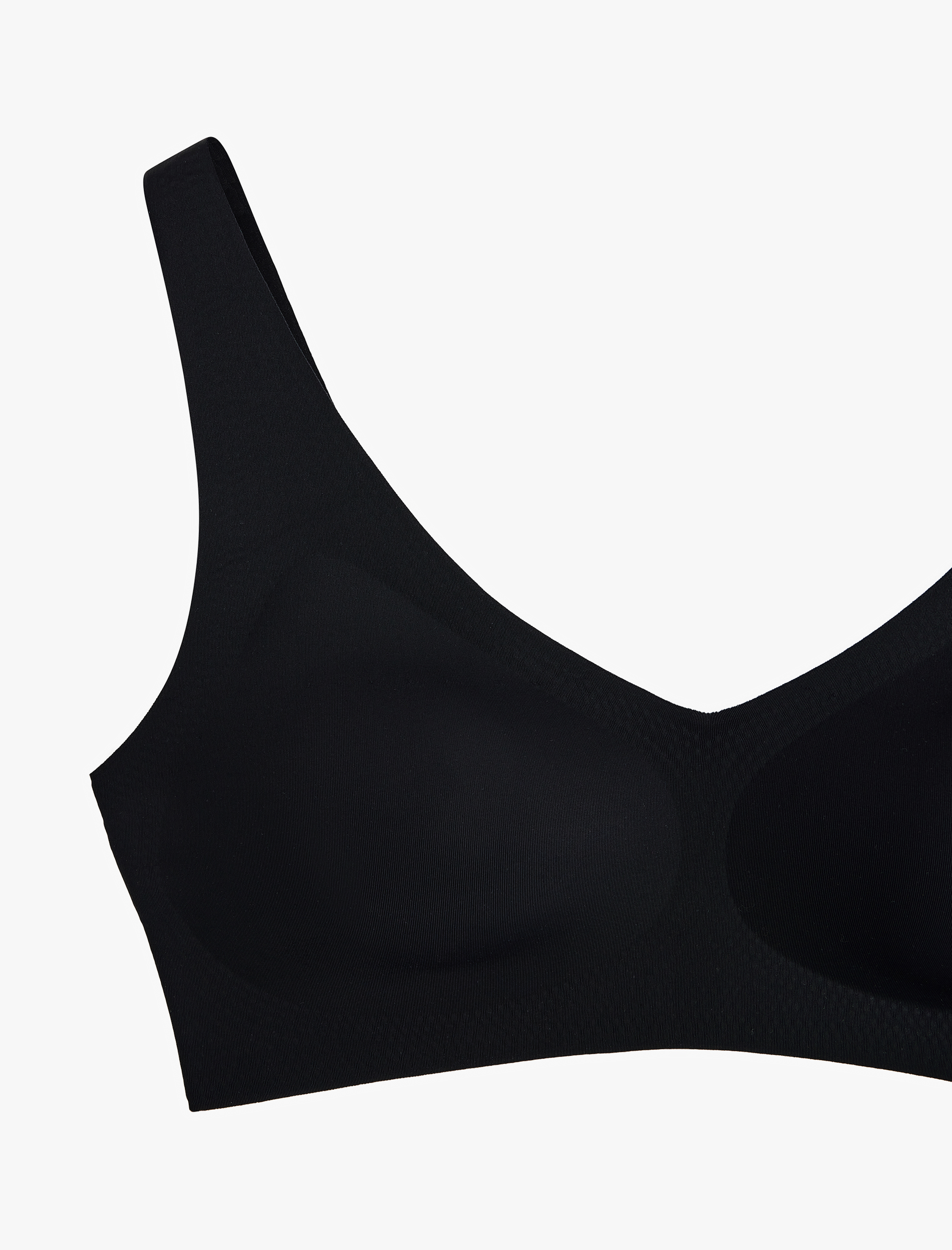   Vücudu Saran Kumaş Hafif Destekli Dolgusuz Dikişsiz Lazer Kesim Sütyen