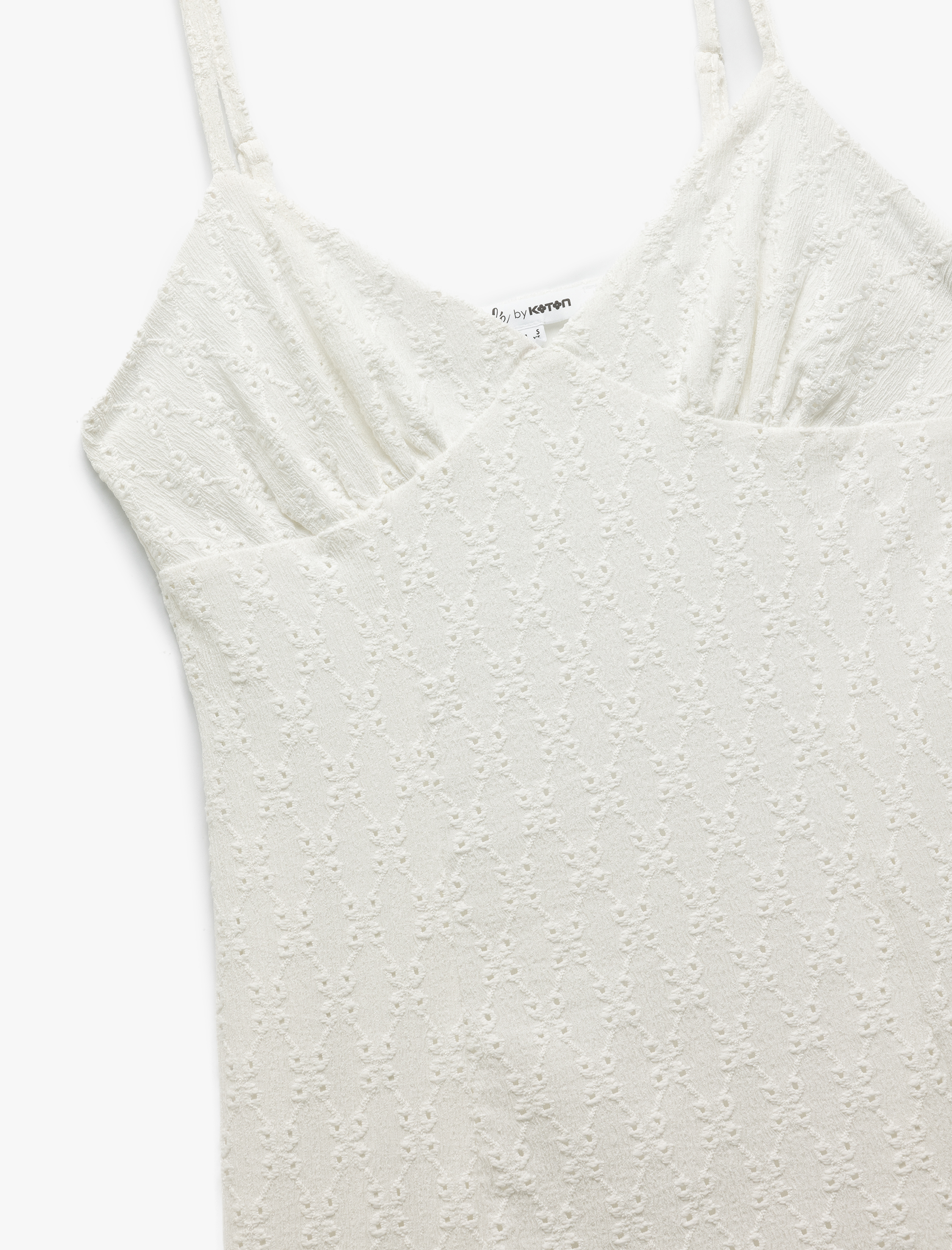 İp Askılı V Yaka Fisto Mini Elbise