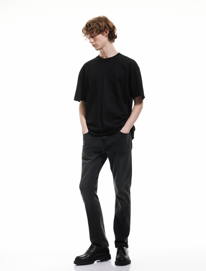  Normal Bel Pamuklu Slim Fit Jean Pantolon - Brad Jean