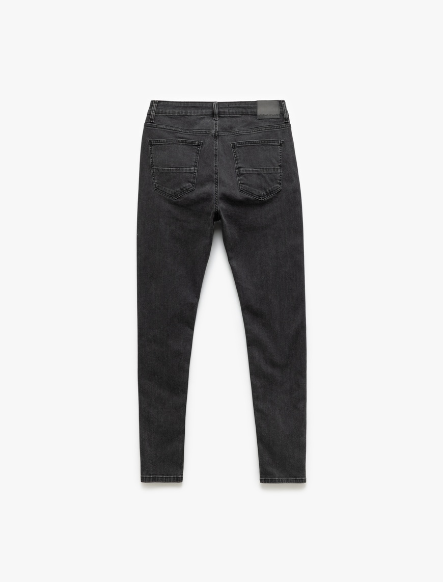   Pamuklu Normal Bel Skinny Fit Jean Pantolon - Michael Jean