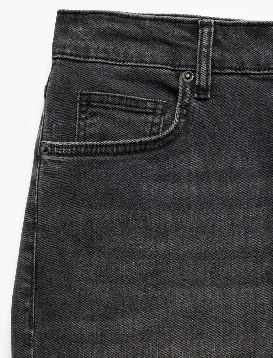   Pamuklu Normal Bel Skinny Fit Jean Pantolon - Michael Jean