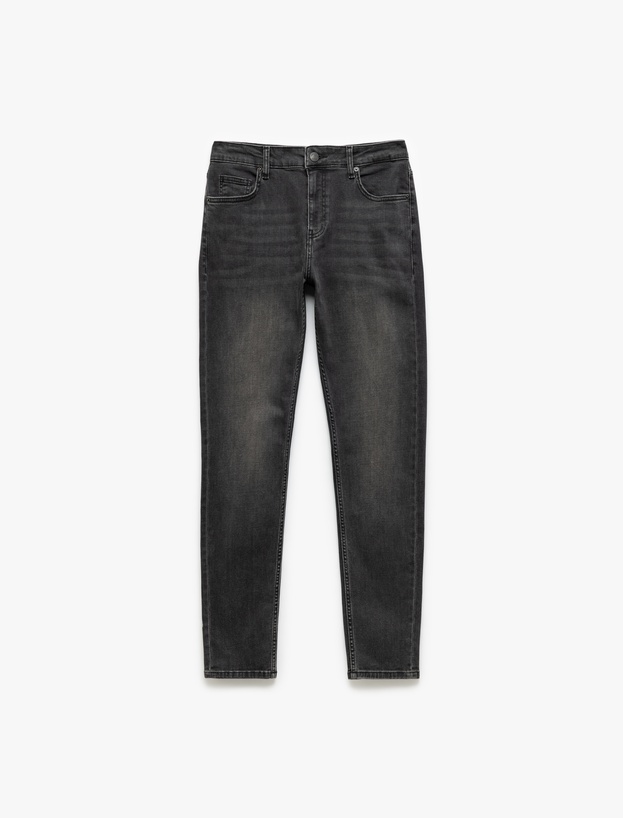 Pamuklu Normal Bel Skinny Fit Jean Pantolon - Michael Jean_3