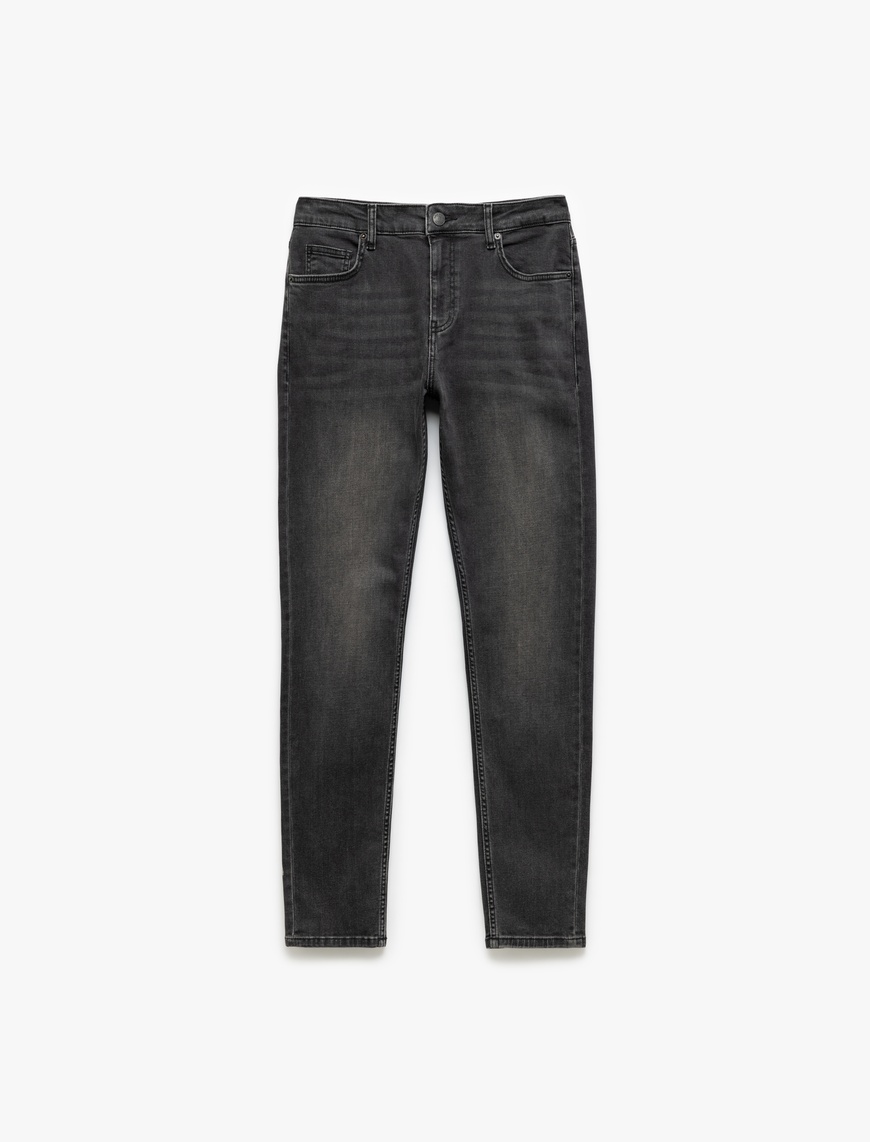   Pamuklu Normal Bel Skinny Fit Jean Pantolon - Michael Jean
