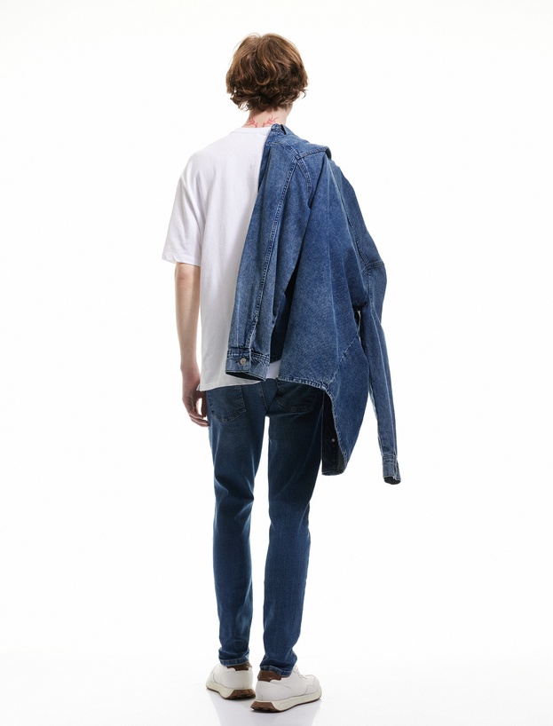 Pamuklu Normal Bel Super Skinny Fit Jean Pantolon - Justin Jean_2