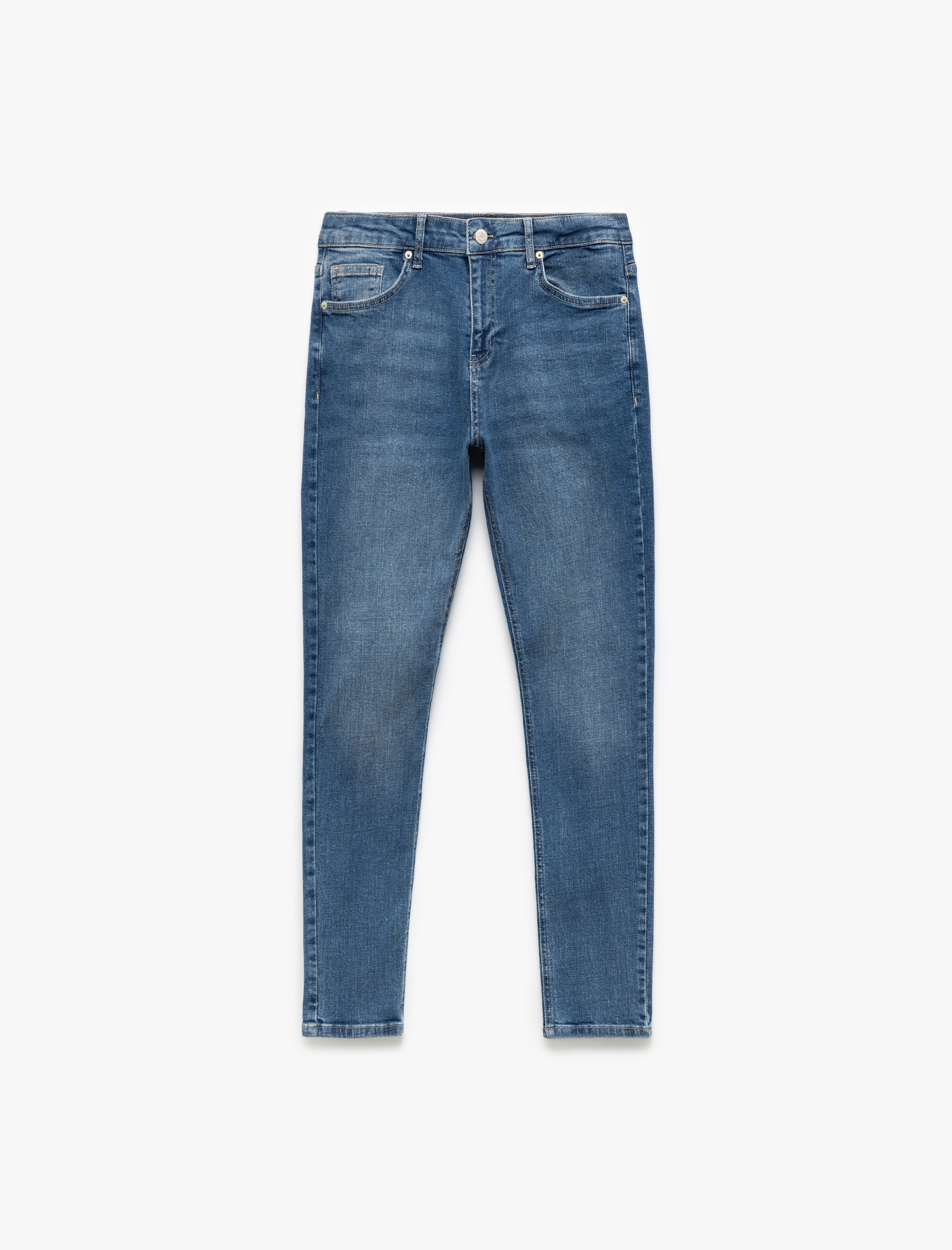   Pamuklu Normal Bel Super Skinny Fit Jean Pantolon - Justin Jean