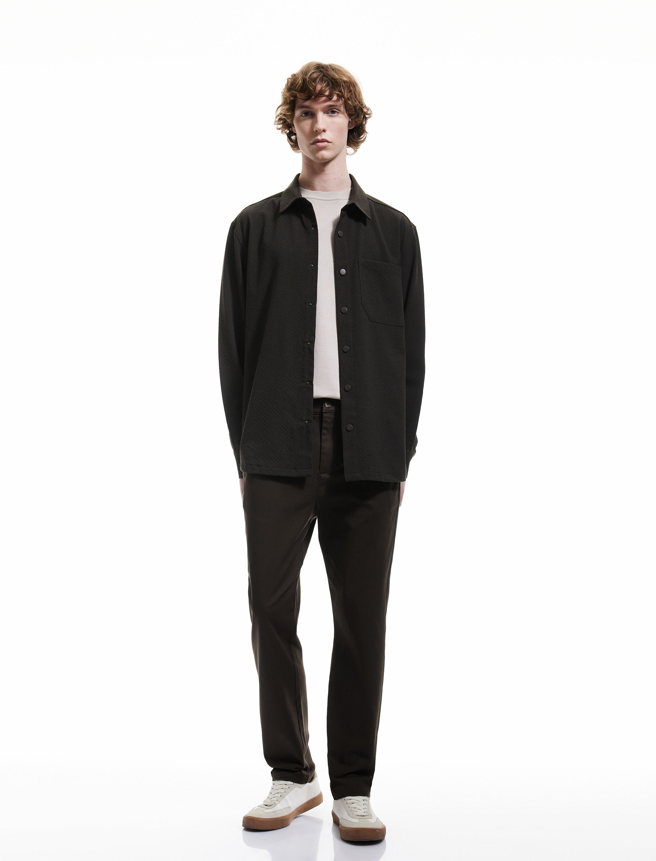   Pamuklu Cep Detaylı Slim Fit Chino Pantolon