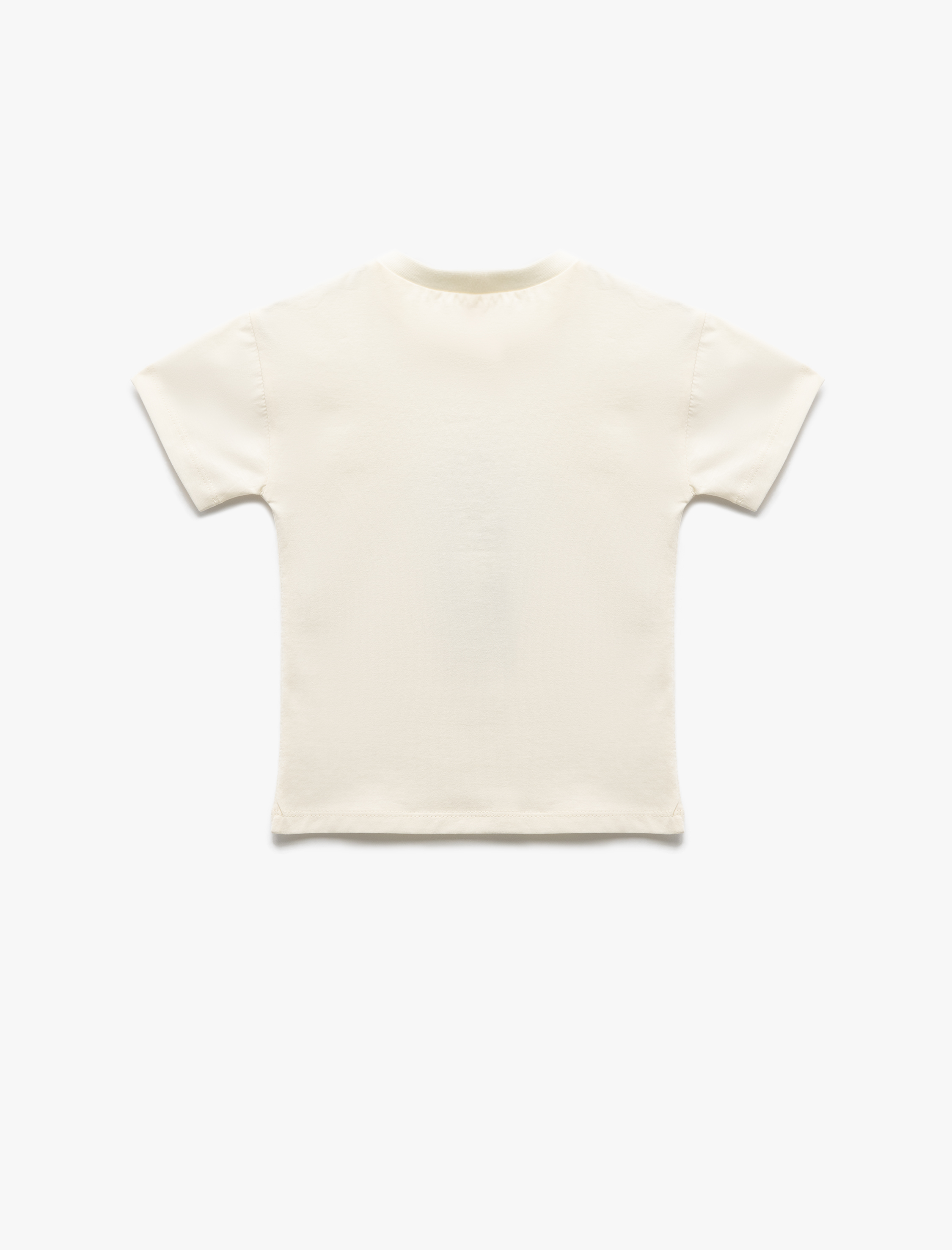  Erkek Bebek Pamuklu Kısa Kollu Baskılı Bisiklet Yaka Tişört