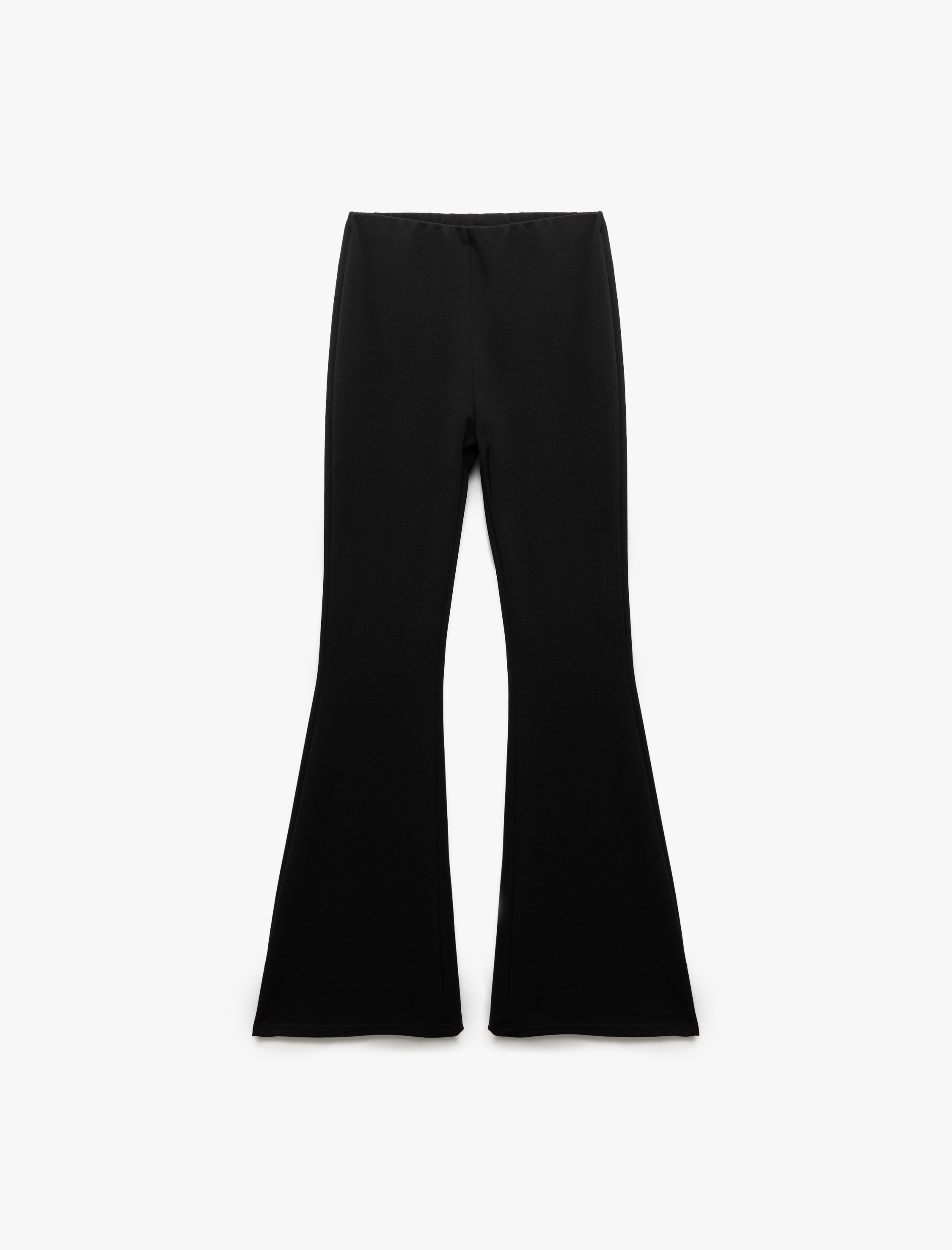   Krep Scuba Kumaş İspanyol Paça Tayt