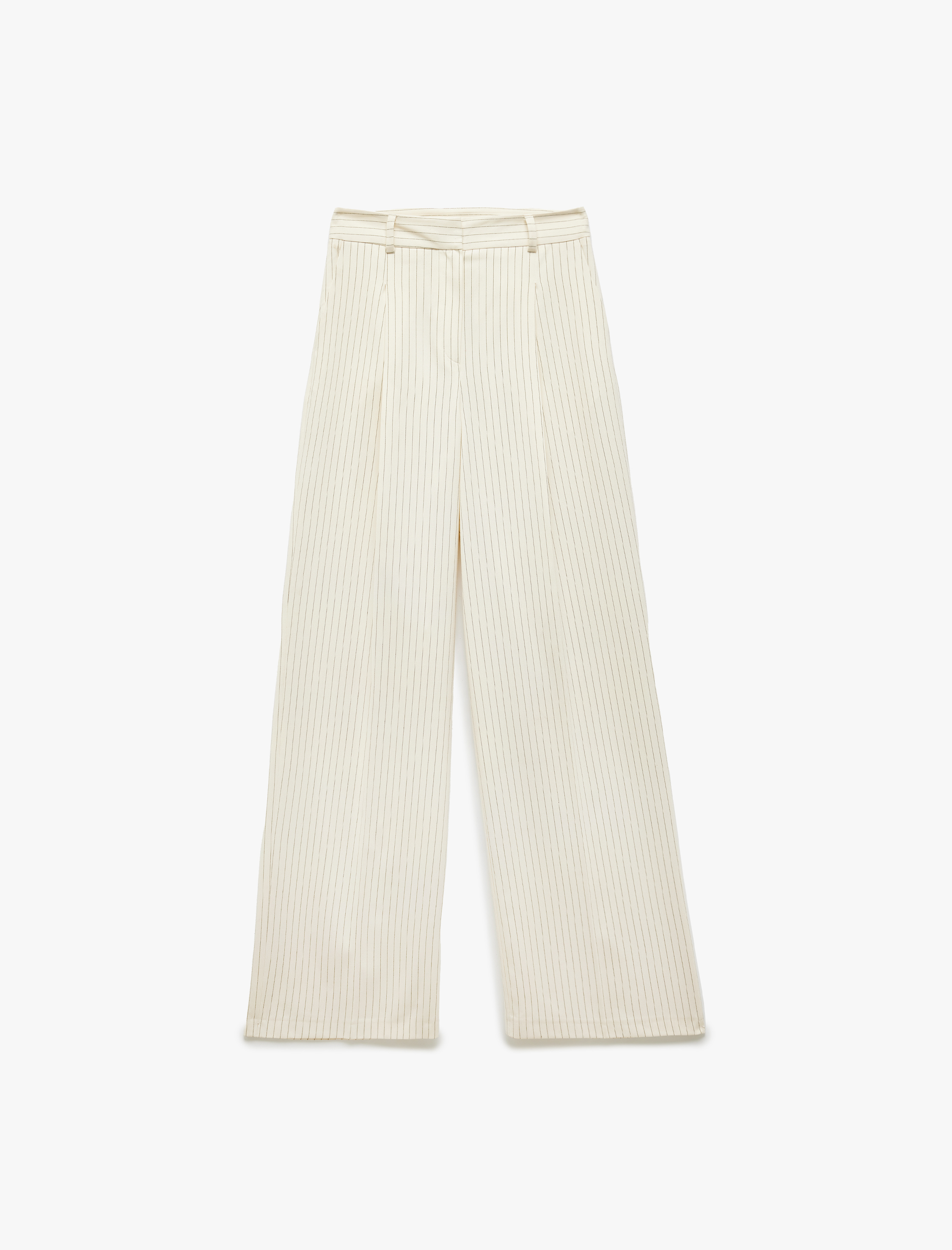   Cepli Pile Detaylı Yüksek Bel Palazzo Pantolon