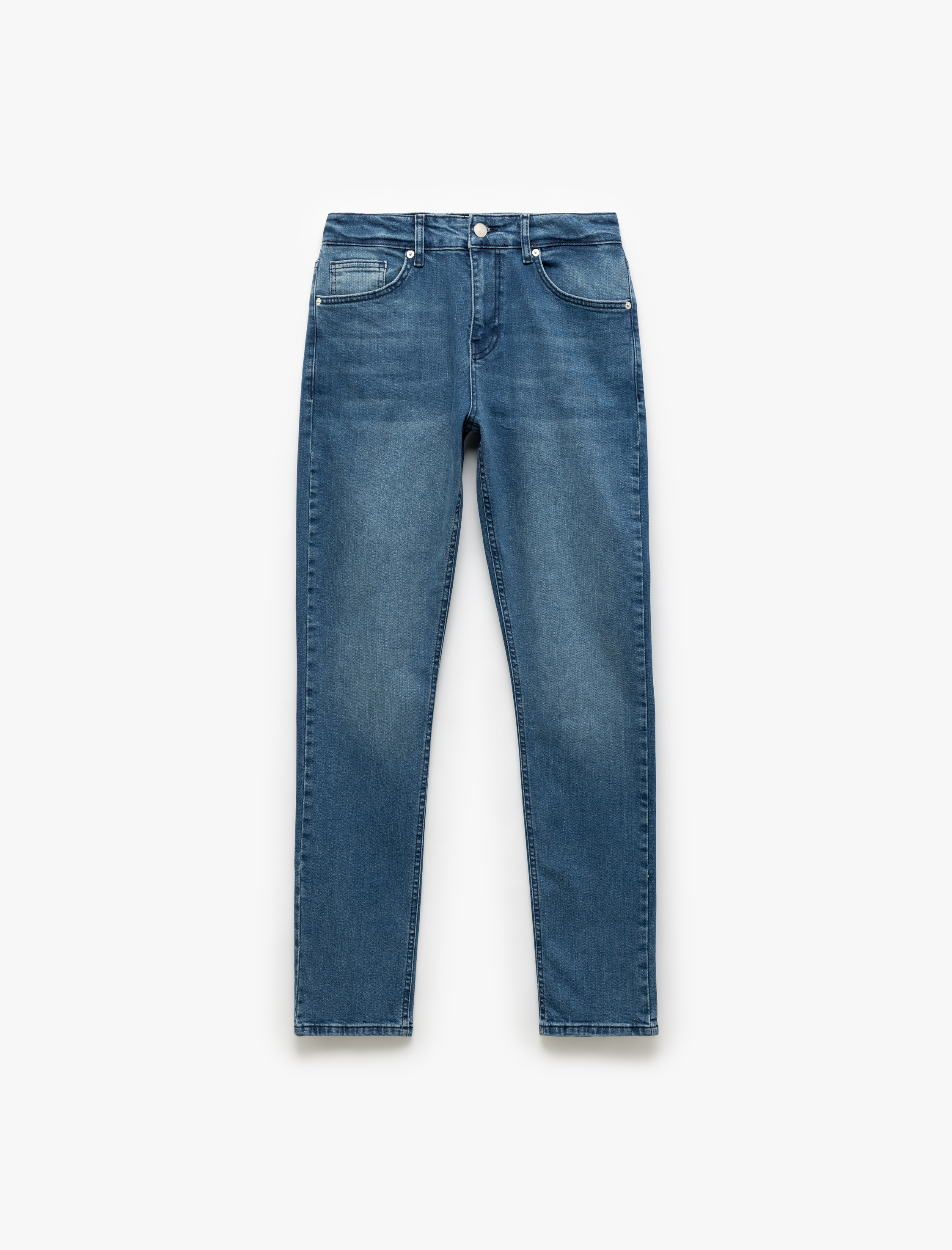   Pamuklu Normal Bel Slim Fit Jean Pantolon - Brad Jeans