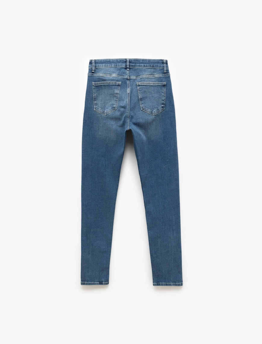   Normal Bel Skinny Fit Jean Pantolon - Michael Jean