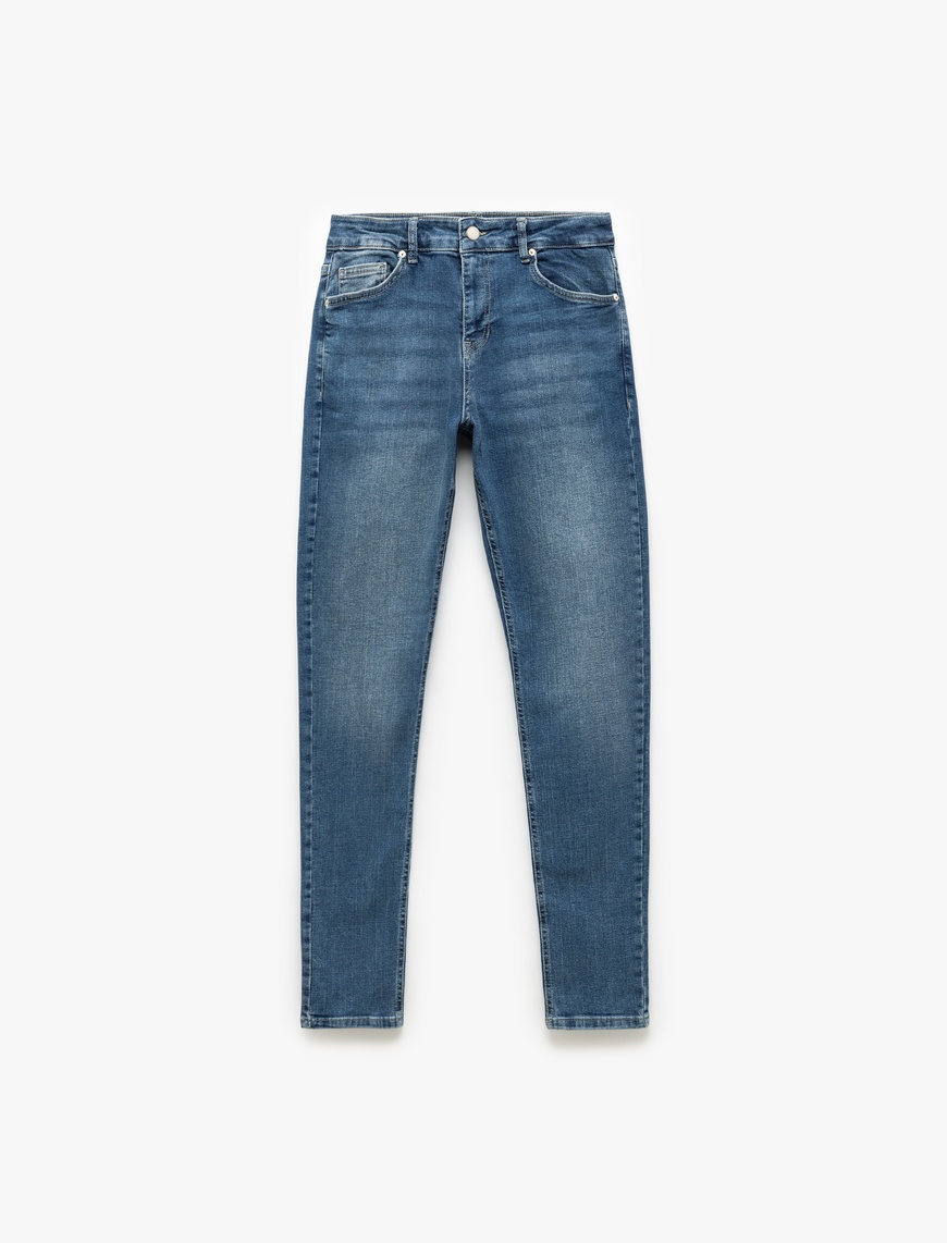   Normal Bel Skinny Fit Jean Pantolon - Michael Jean