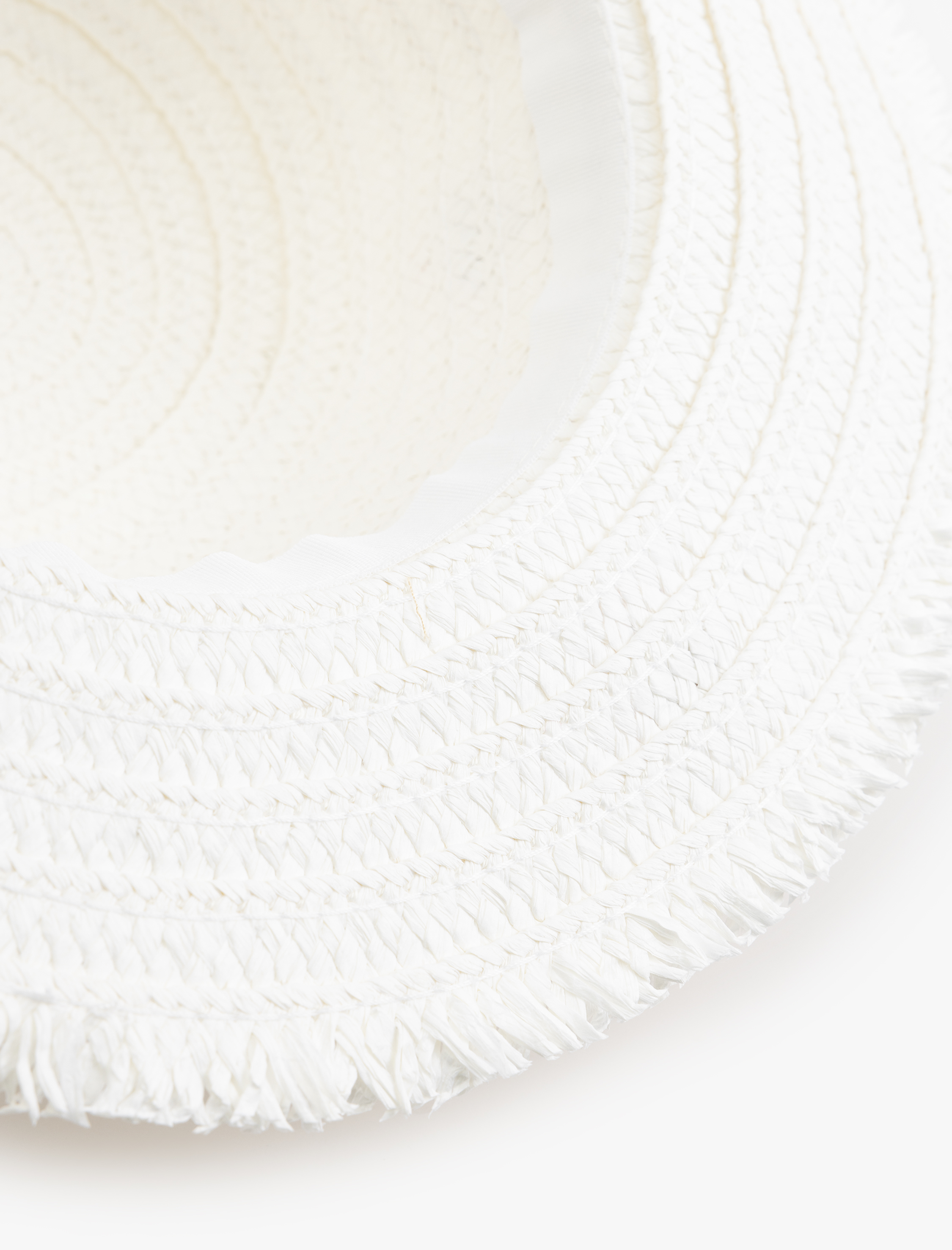  Kız Çocuk Ponpon Detaylı Hasır Şapka