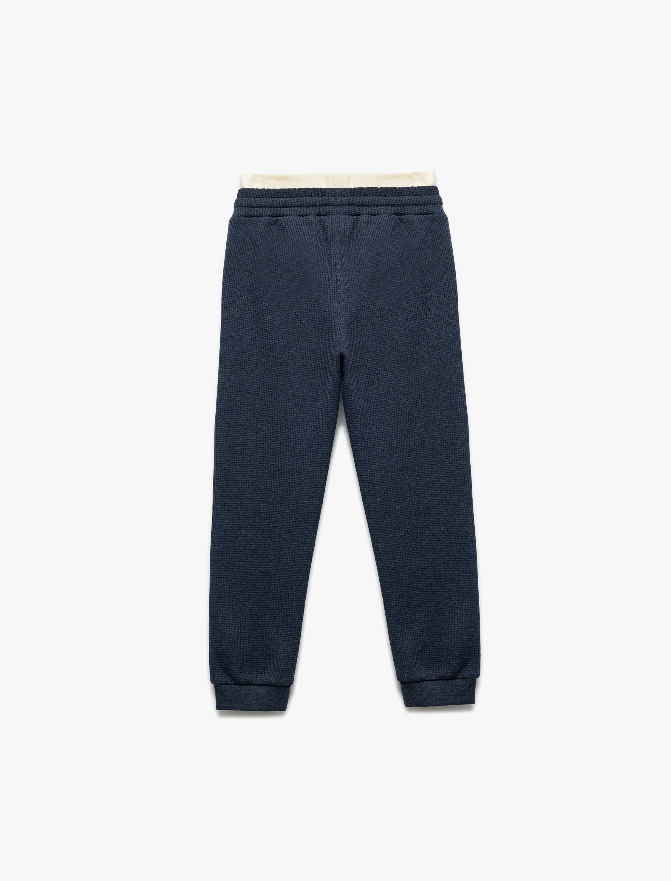  Erkek Çocuk Ribanalı Beli Bağlamalı Cepli Basic Eşofman Altı