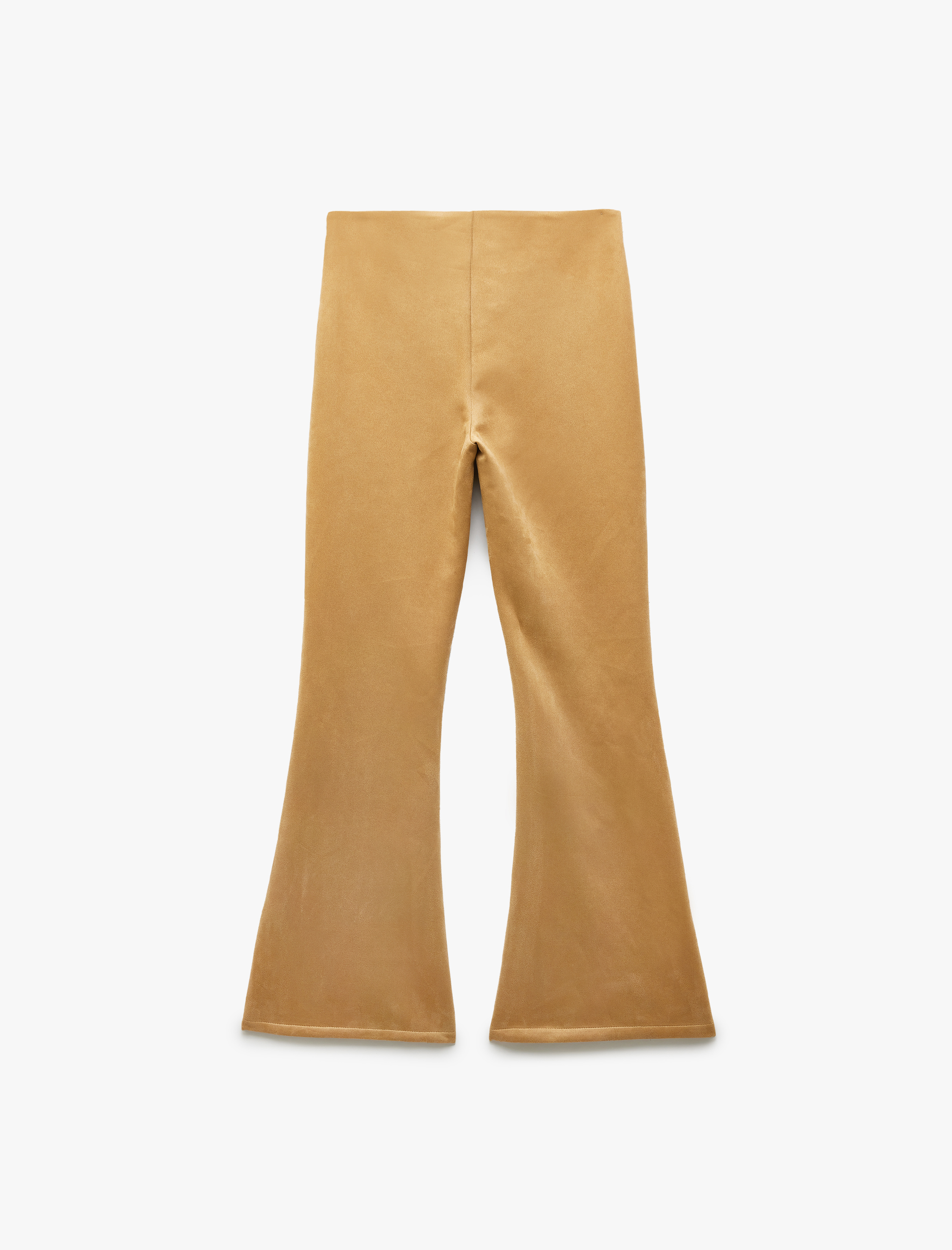   Suni Süet Pantolon İspanyol Paça