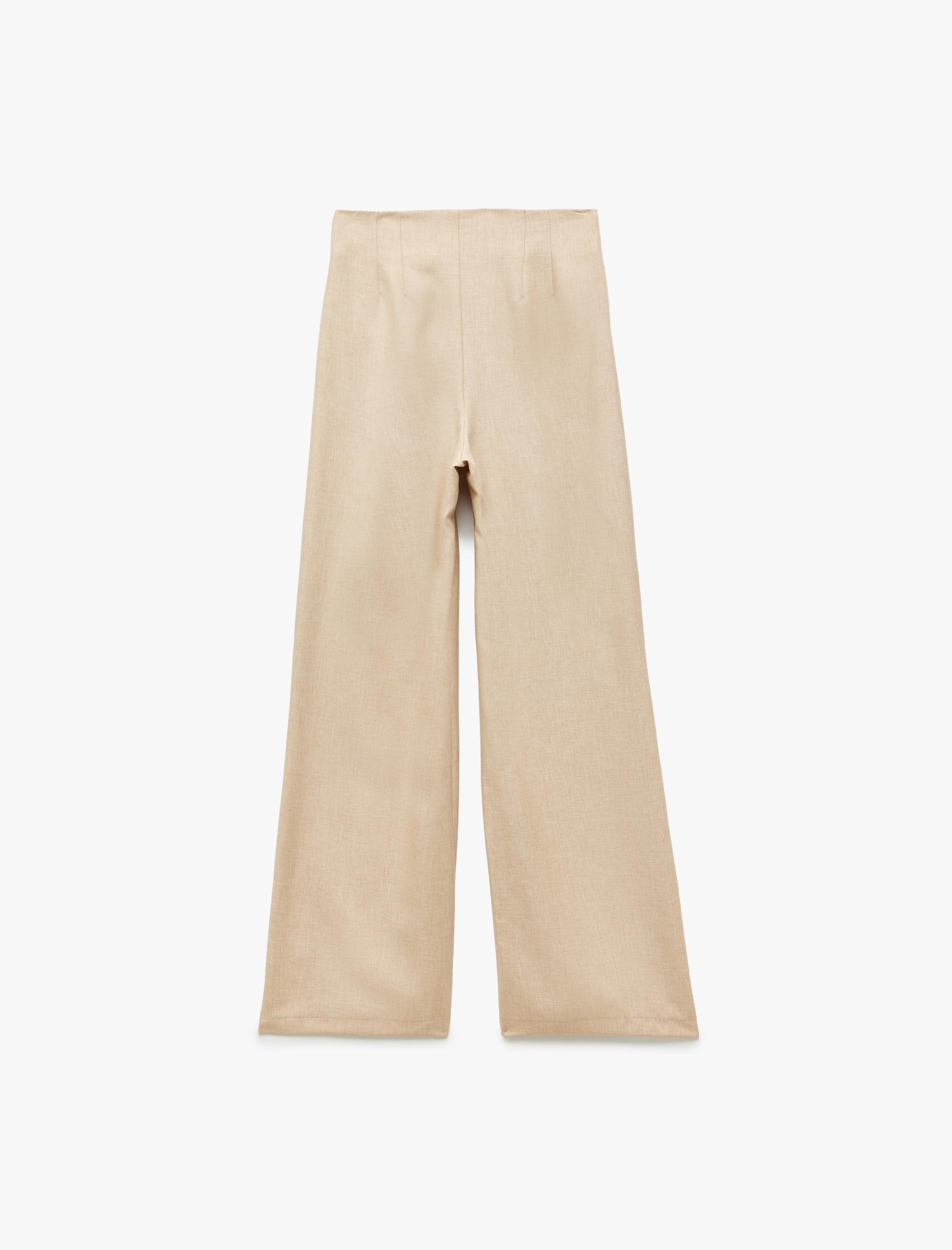   Rahat Kalıp Yüksek Bel Palazzo Pantolon