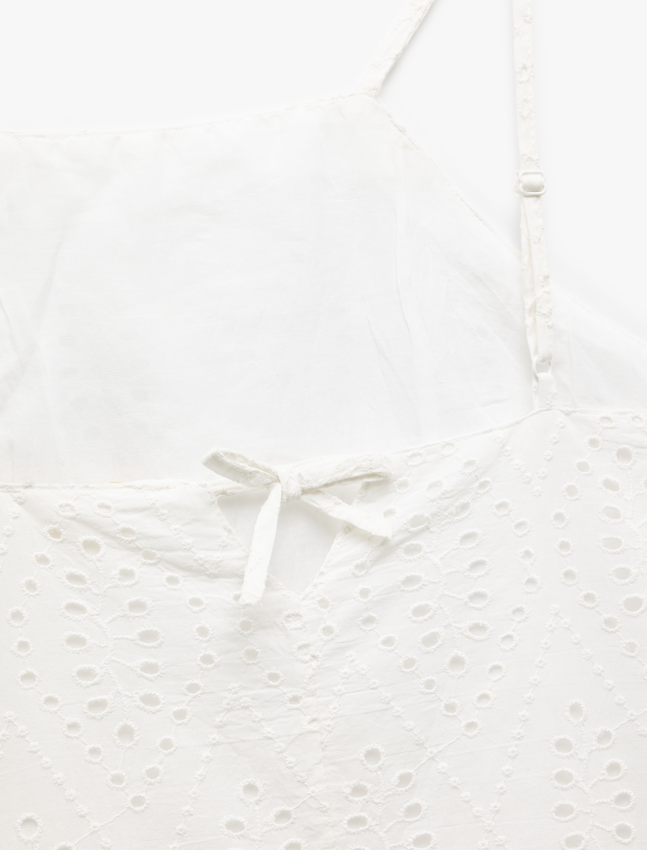   Pamuklu A Kesim Mini Halter Yaka İnce Askılı Fisto Elbise