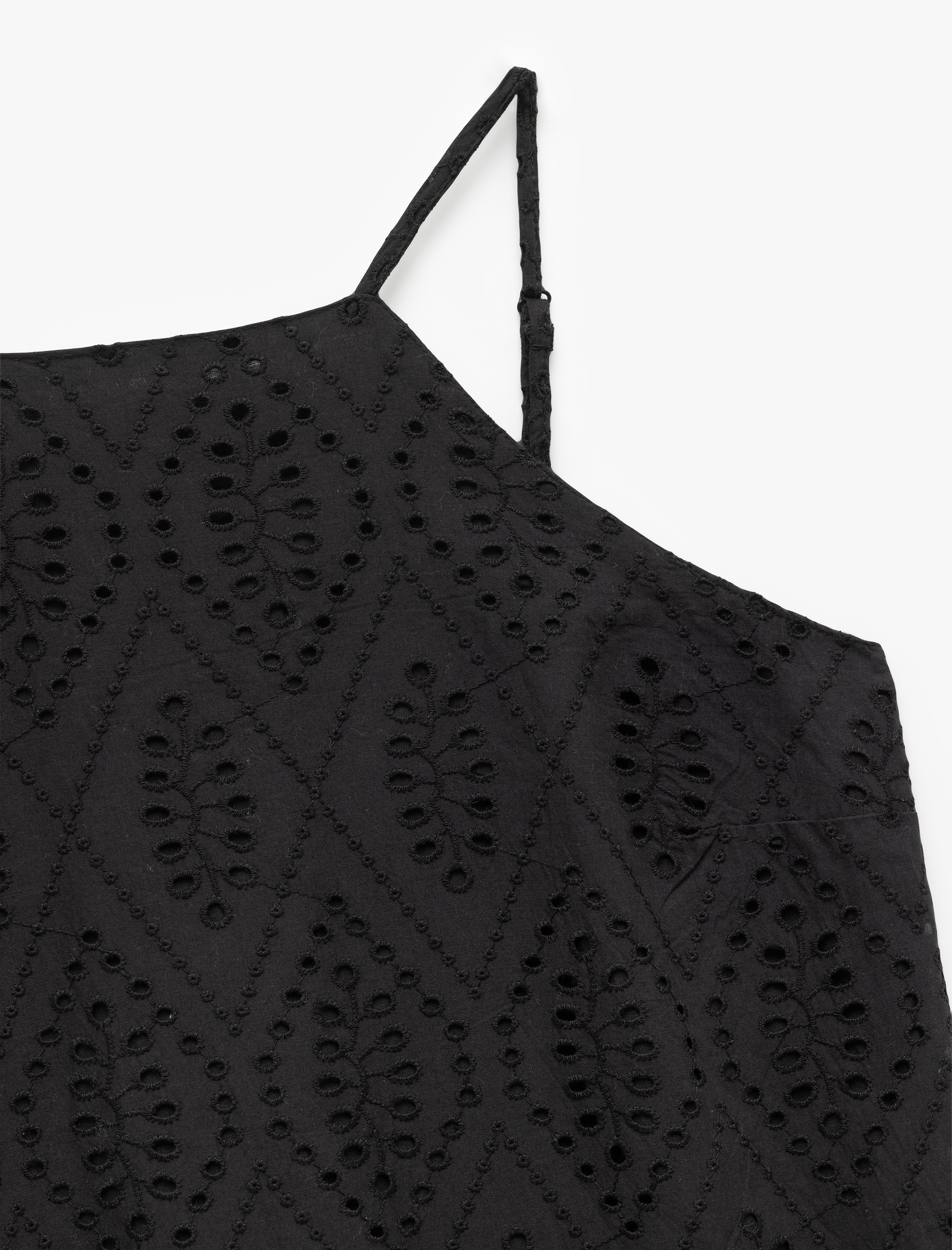 Pamuklu A Kesim Mini Halter Yaka İnce Askılı Fisto Elbise