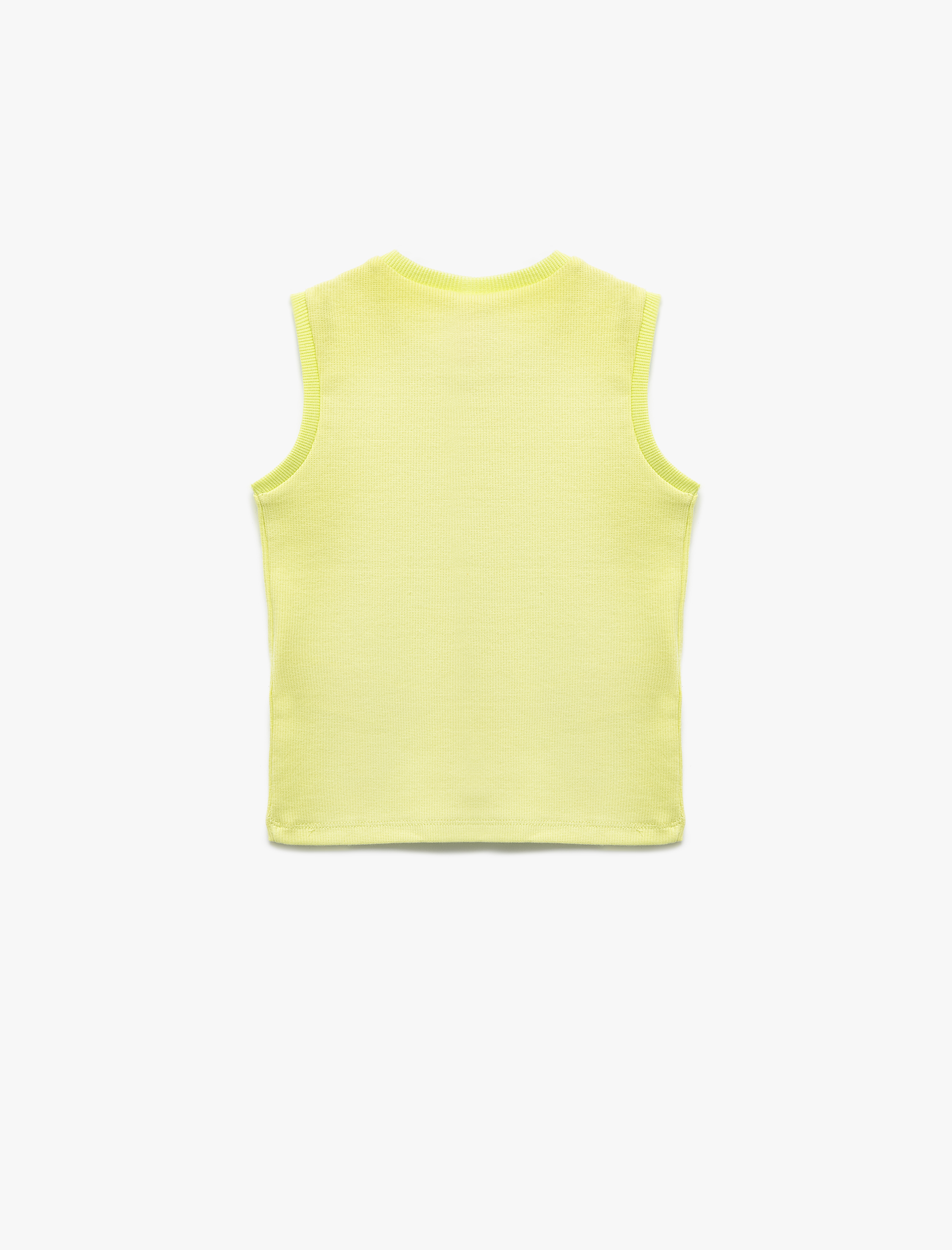  Erkek Bebek Pamuklu Ribanalı Bisiklet Yaka Kolsuz Basic Atlet