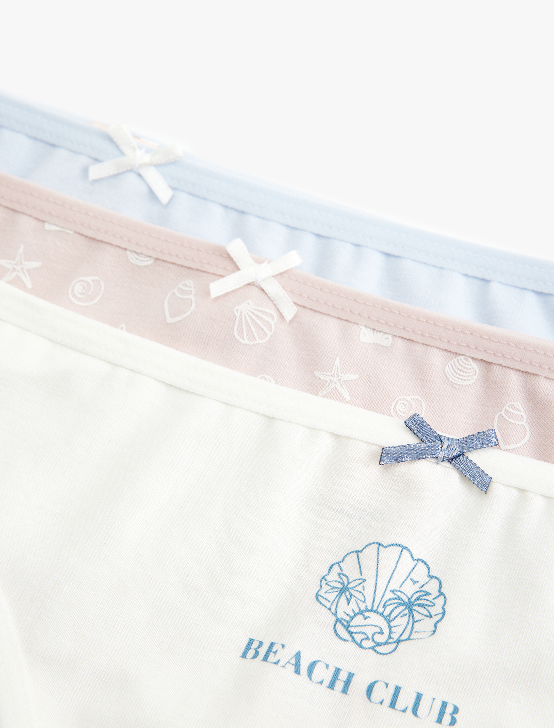   Pamuklu 3'lü Çok Renkli Kadın Külot Seti