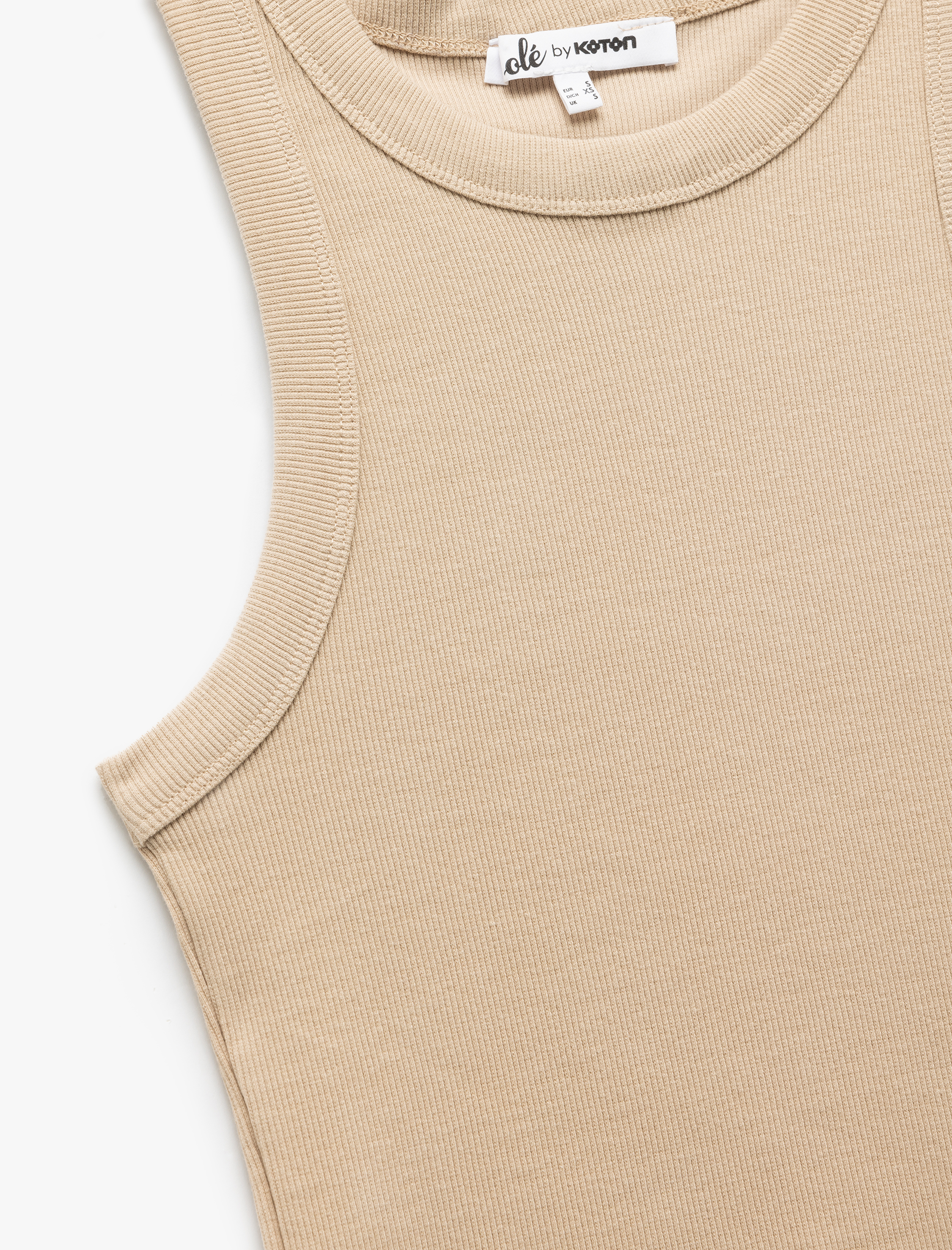   Halter Yaka Fitilli Slim Fit Crop Kadın Atlet