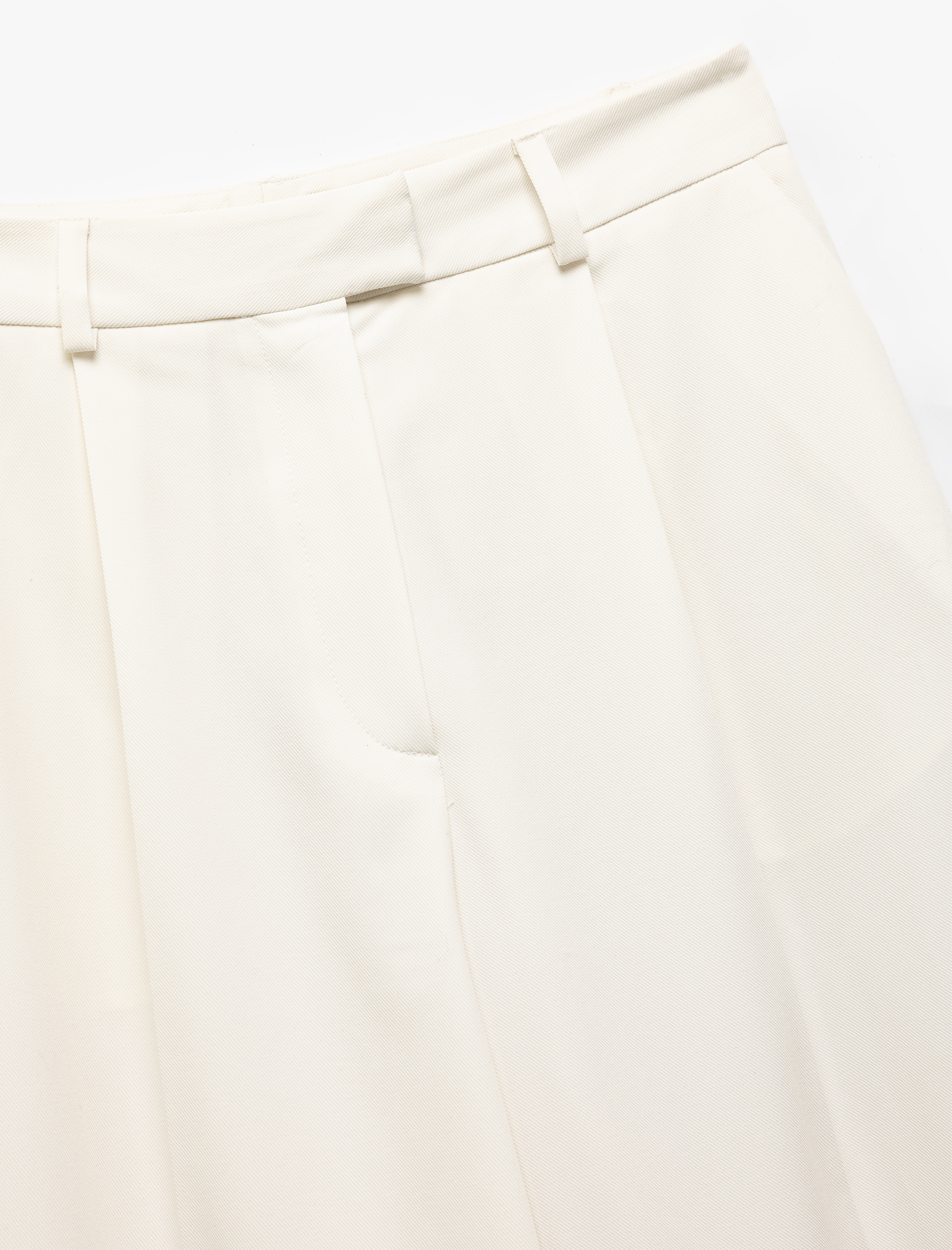   Regular Fit Pile Detaylı Yüksek Bel Palazzo Pantolon