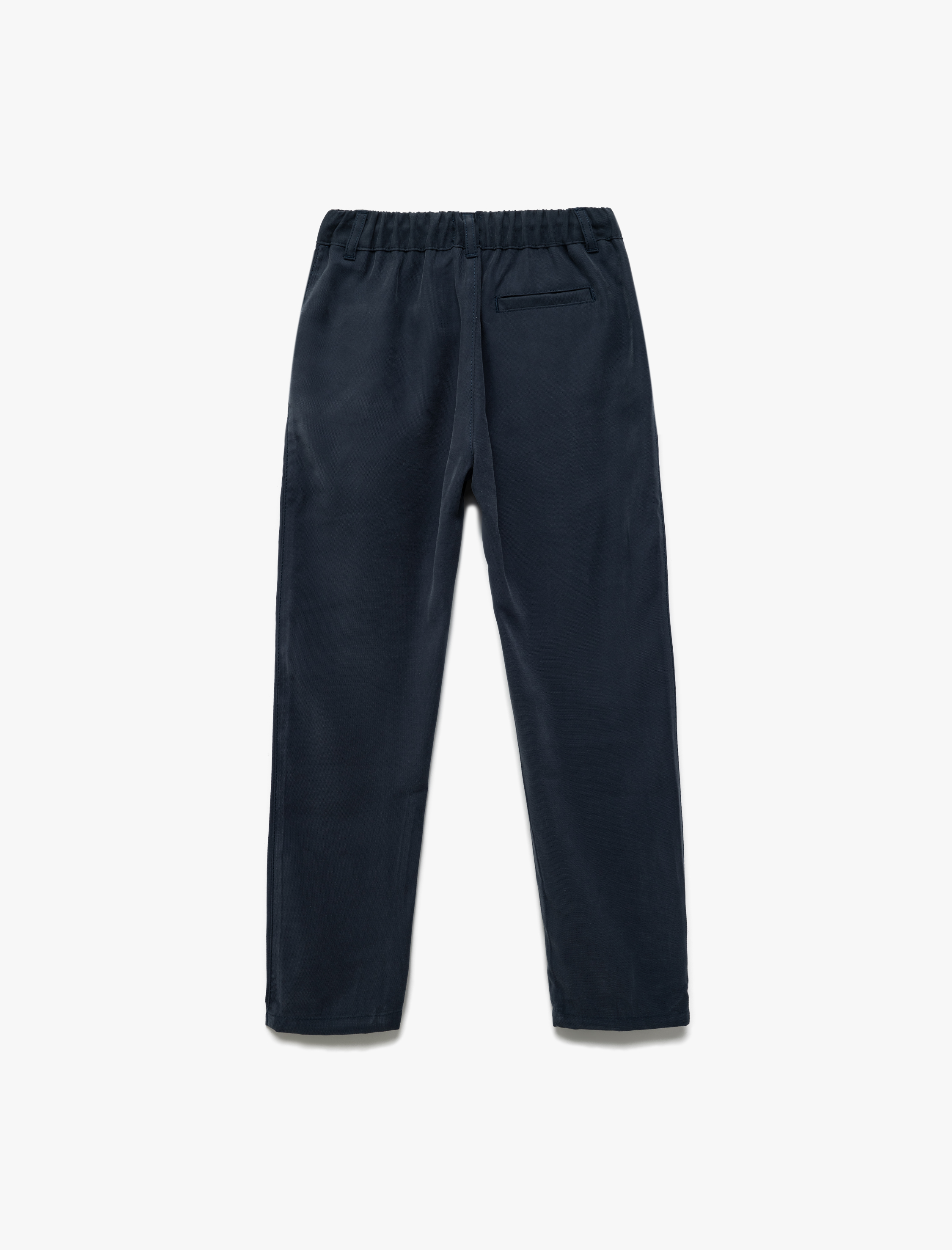  Erkek Çocuk Beli Ayarlanabilir Lastikli Bağcıklı Viskon Pantolon