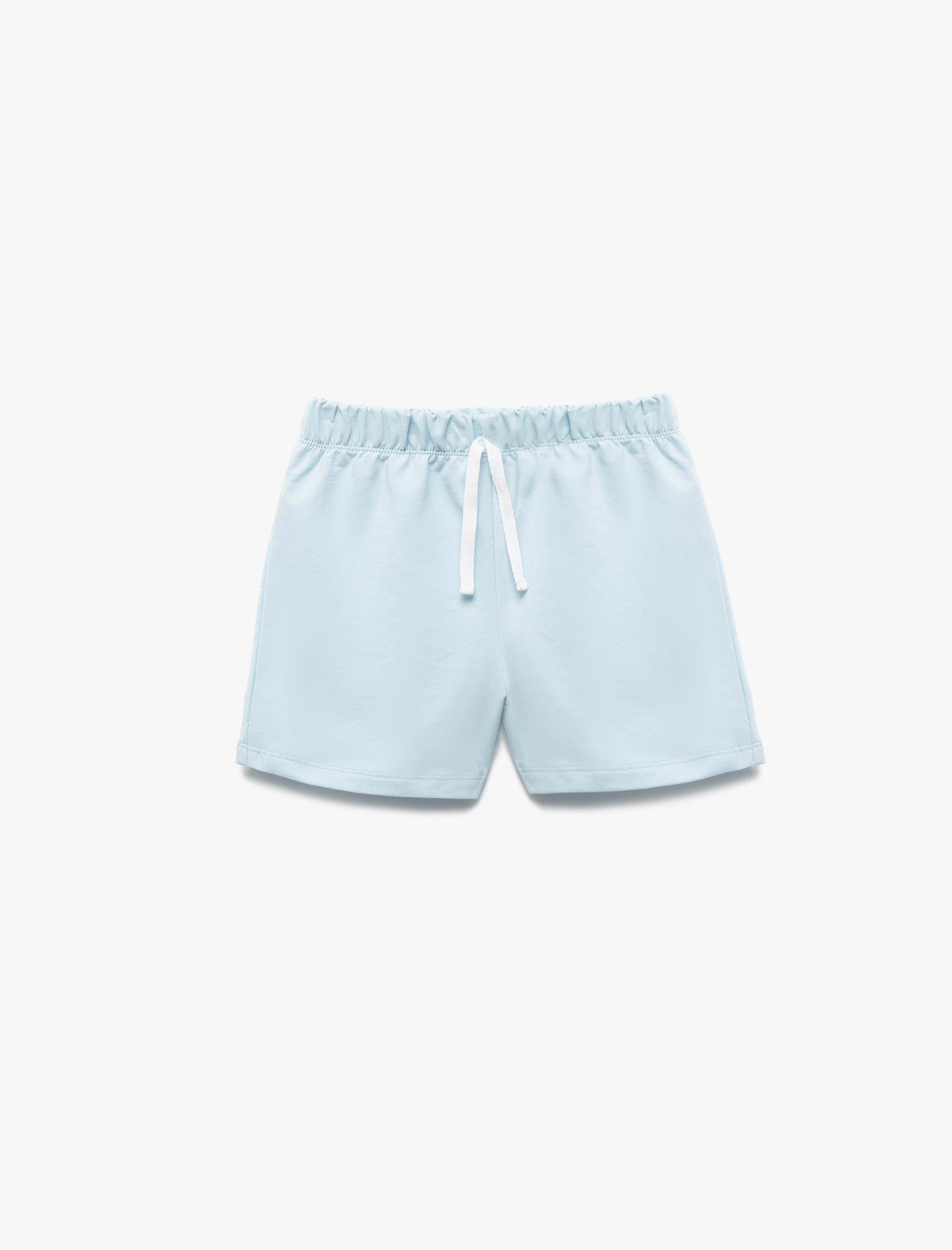 Kız Çocuk Pamuklu Beli Lastikli Bermuda Basic 2'li Şort Seti