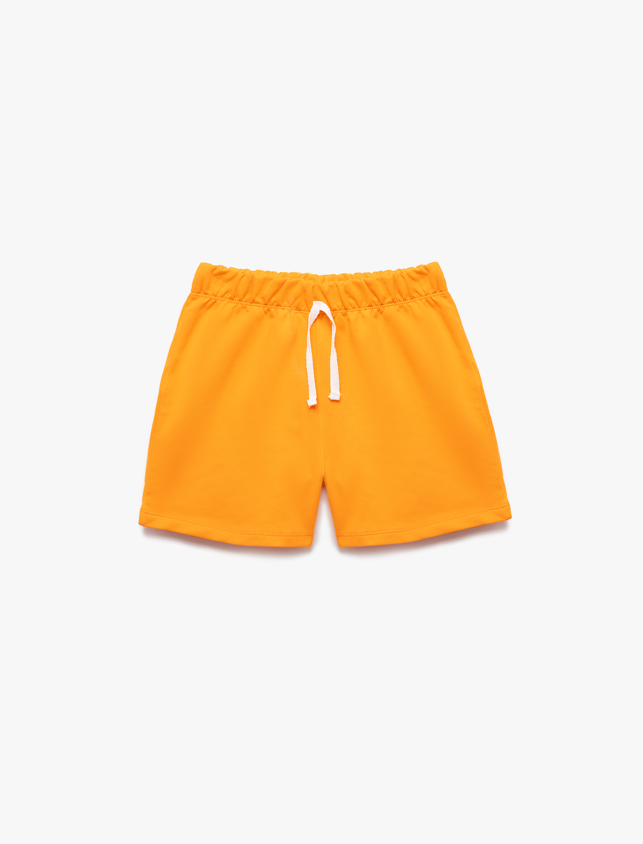 Kız Çocuk Pamuklu Basic Çok Renkli Beli Lastikli 2'li Şort Seti