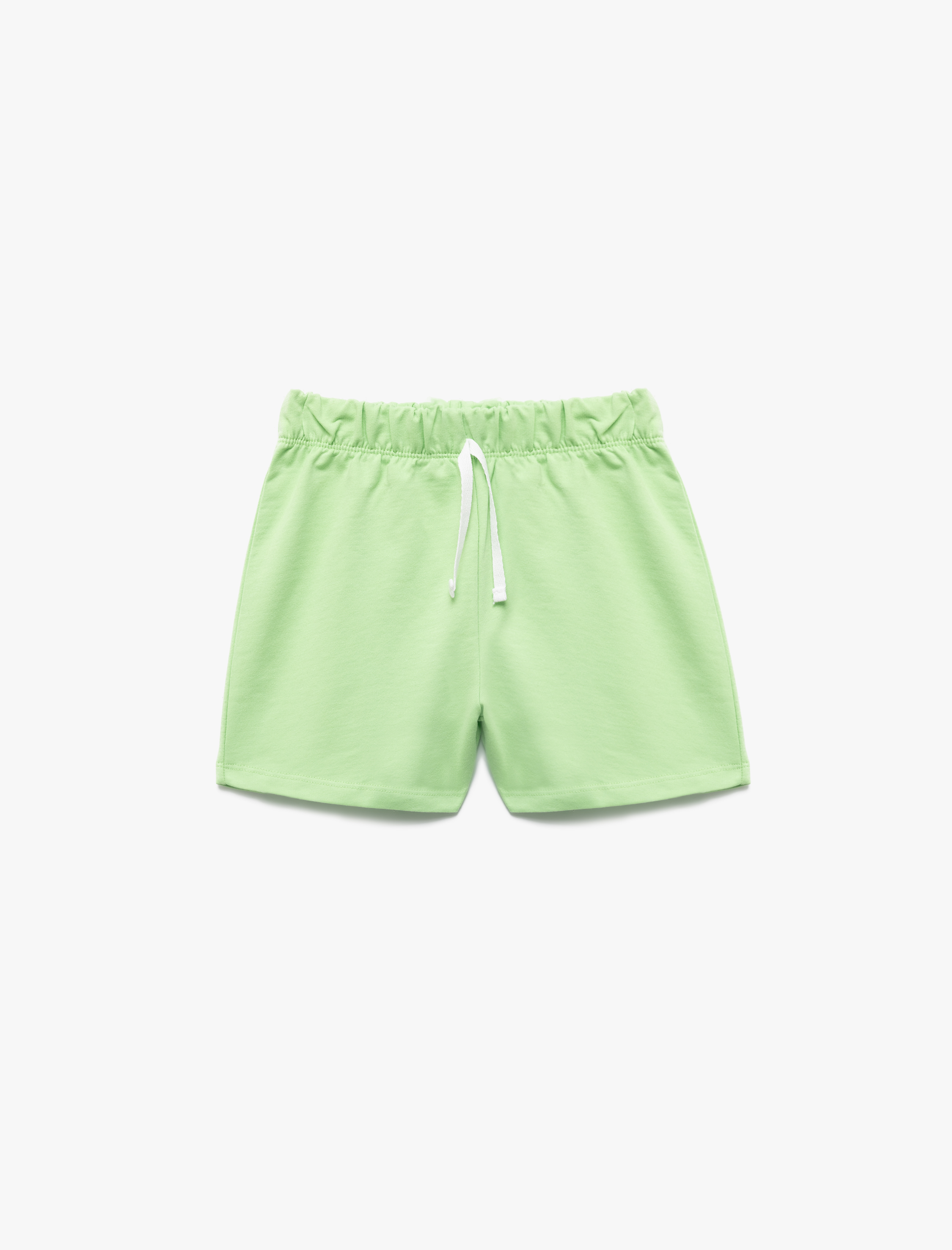 Kız Çocuk Pamuklu Basic Çok Renkli Beli Lastikli 2'li Şort Seti