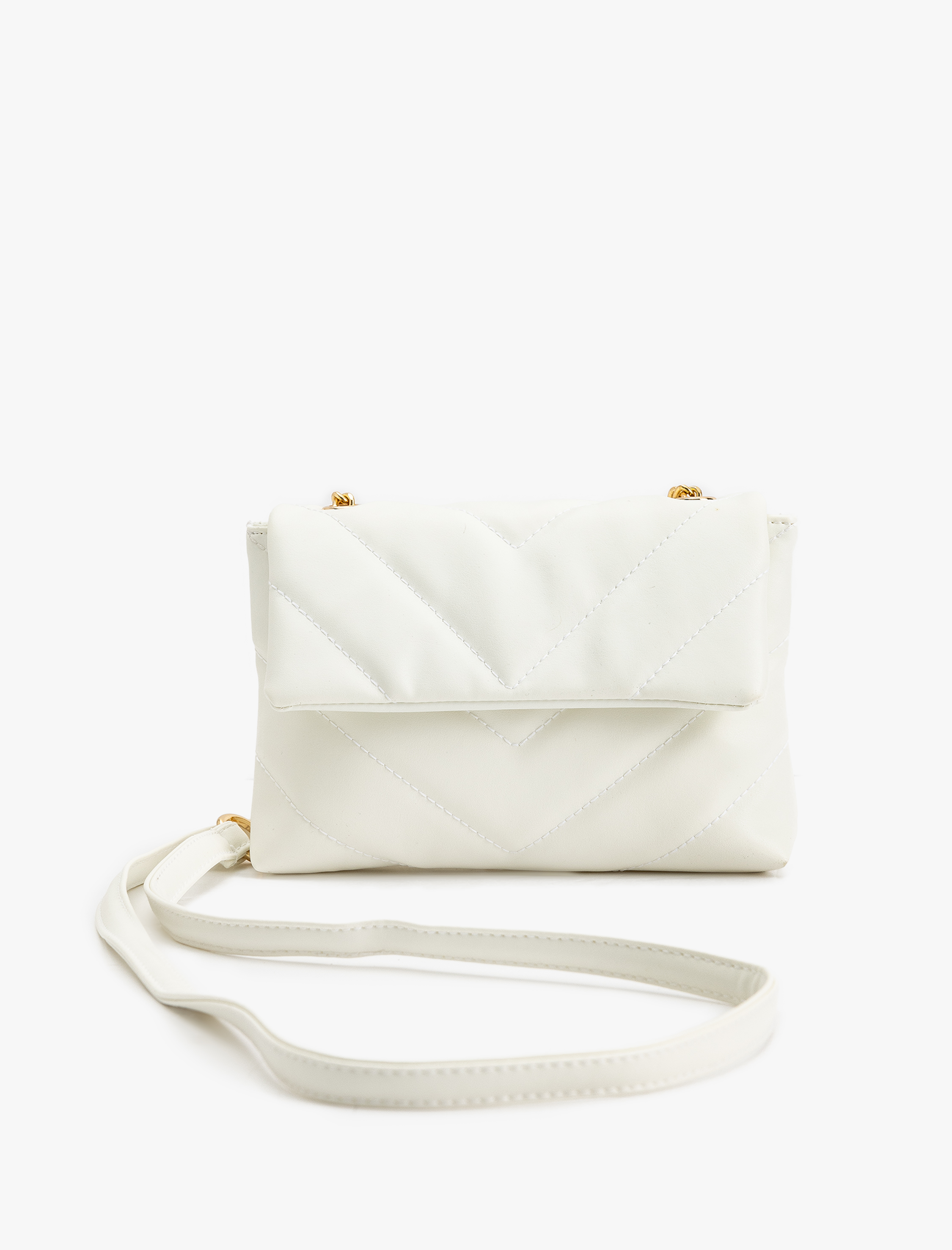  Kadın Kapitoneli Suni Deri Zincir Askılı Çapraz Çanta