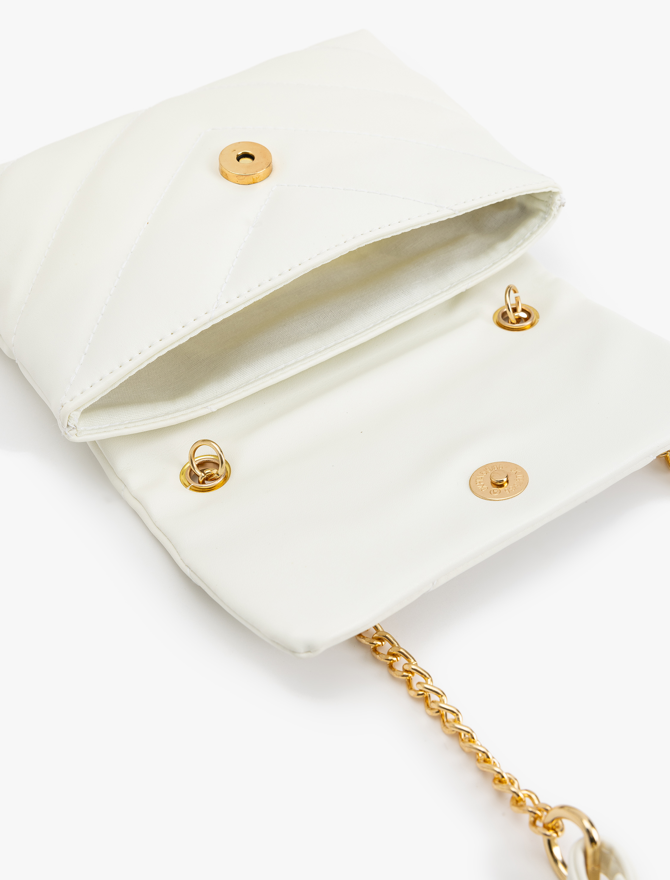  Kadın Kapitoneli Suni Deri Zincir Askılı Çapraz Çanta