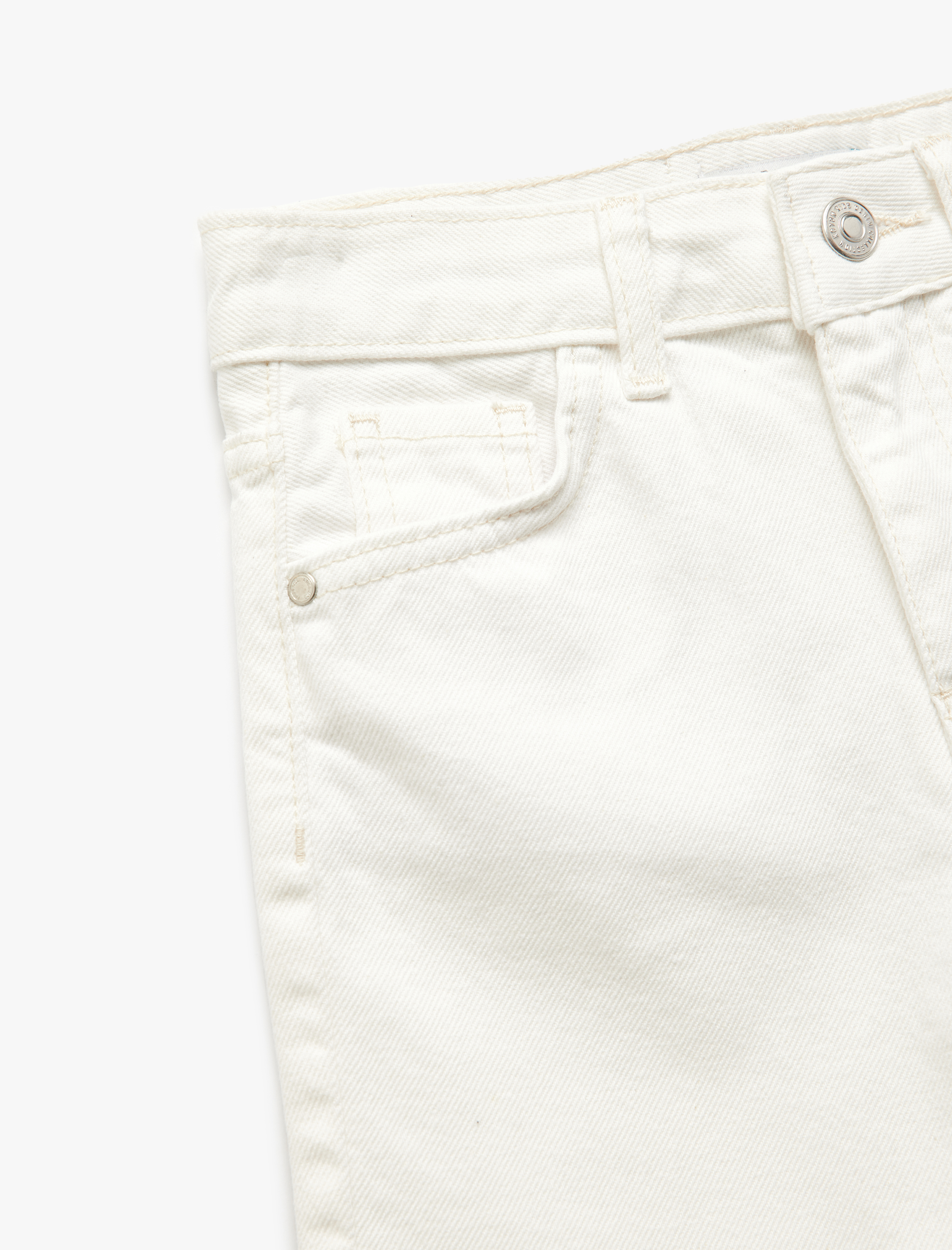 Erkek Çocuk Pamuklu Ayarlanabilir Lastikli Cepli Denim Şort