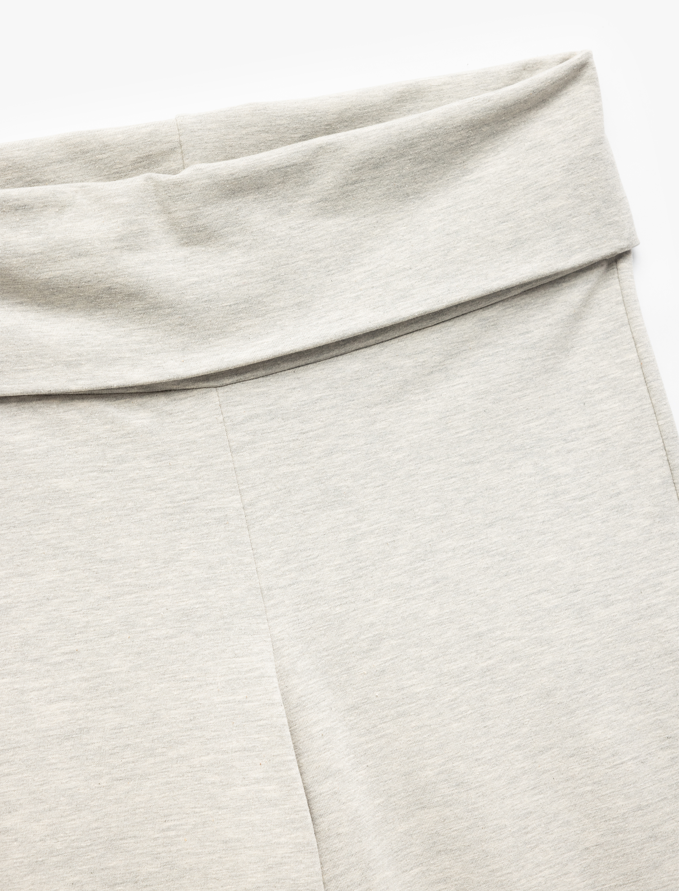   Pamuklu Dar Kesim Beli Katlı İspanyol Paça Eşofman Altı