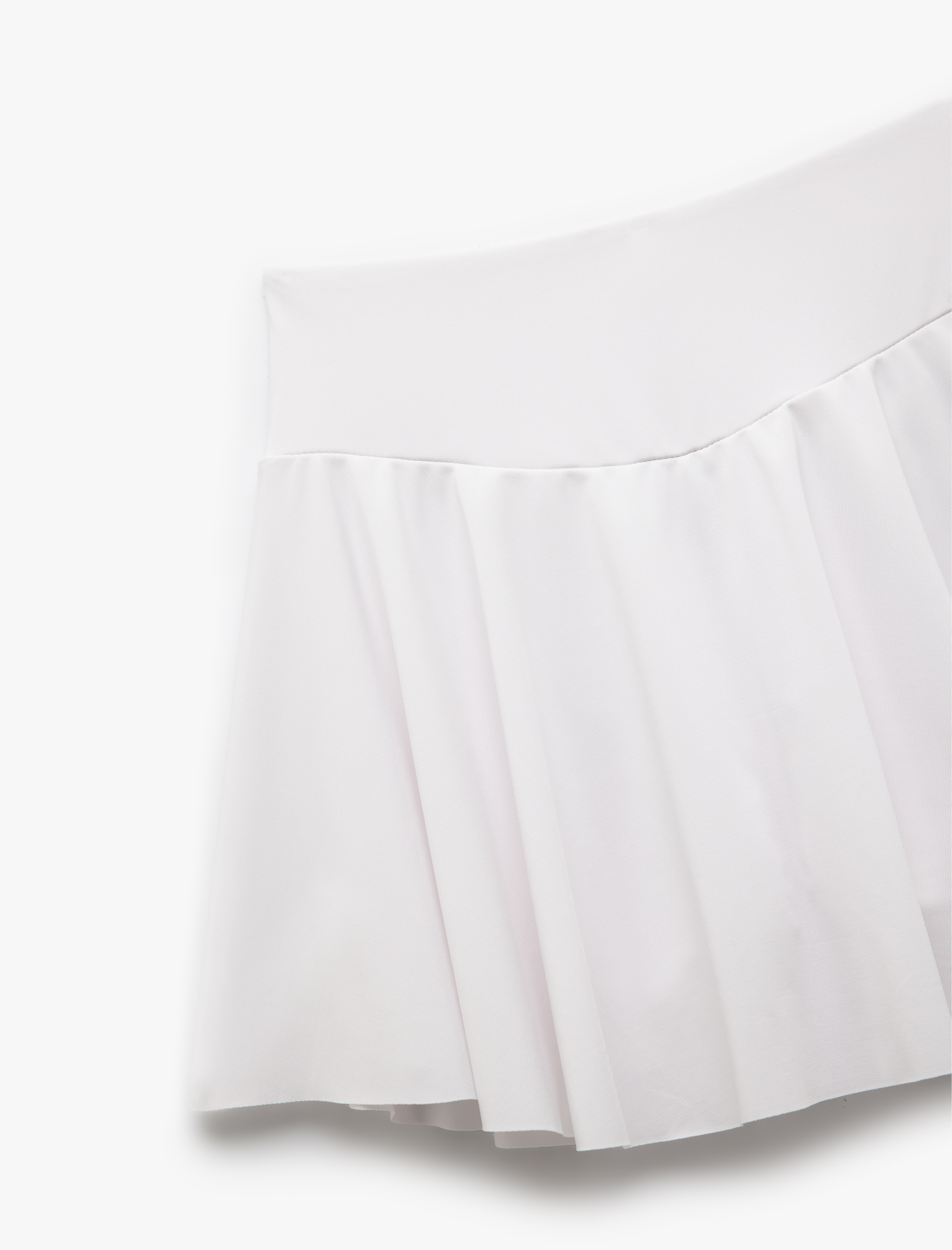 Yüksek Bel Slim Fit Mini Spor Tenis Eteği