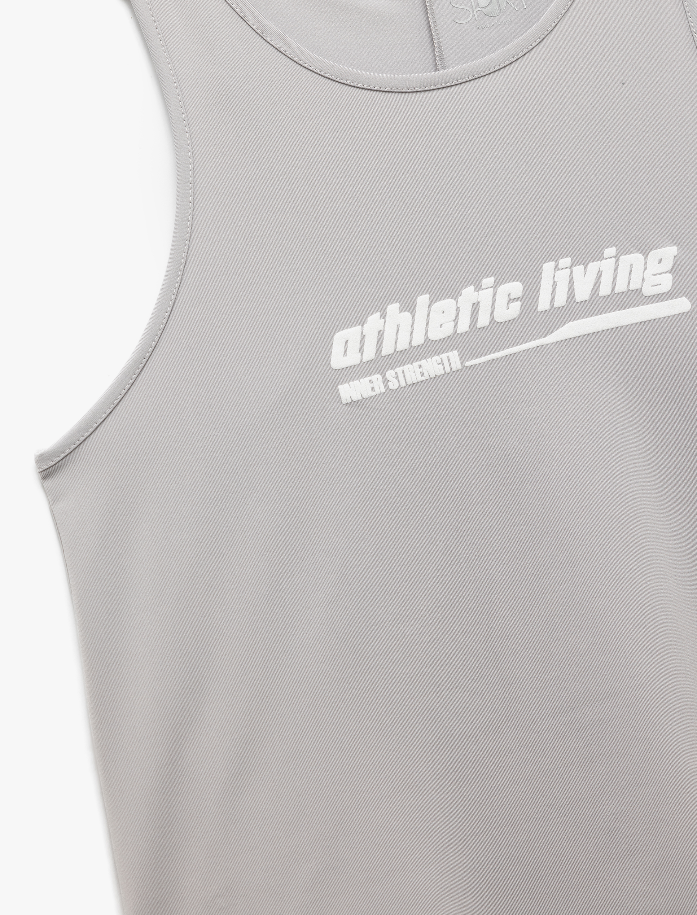   Baskılı Kolsuz Bisiklet Yaka Sporcu Atleti