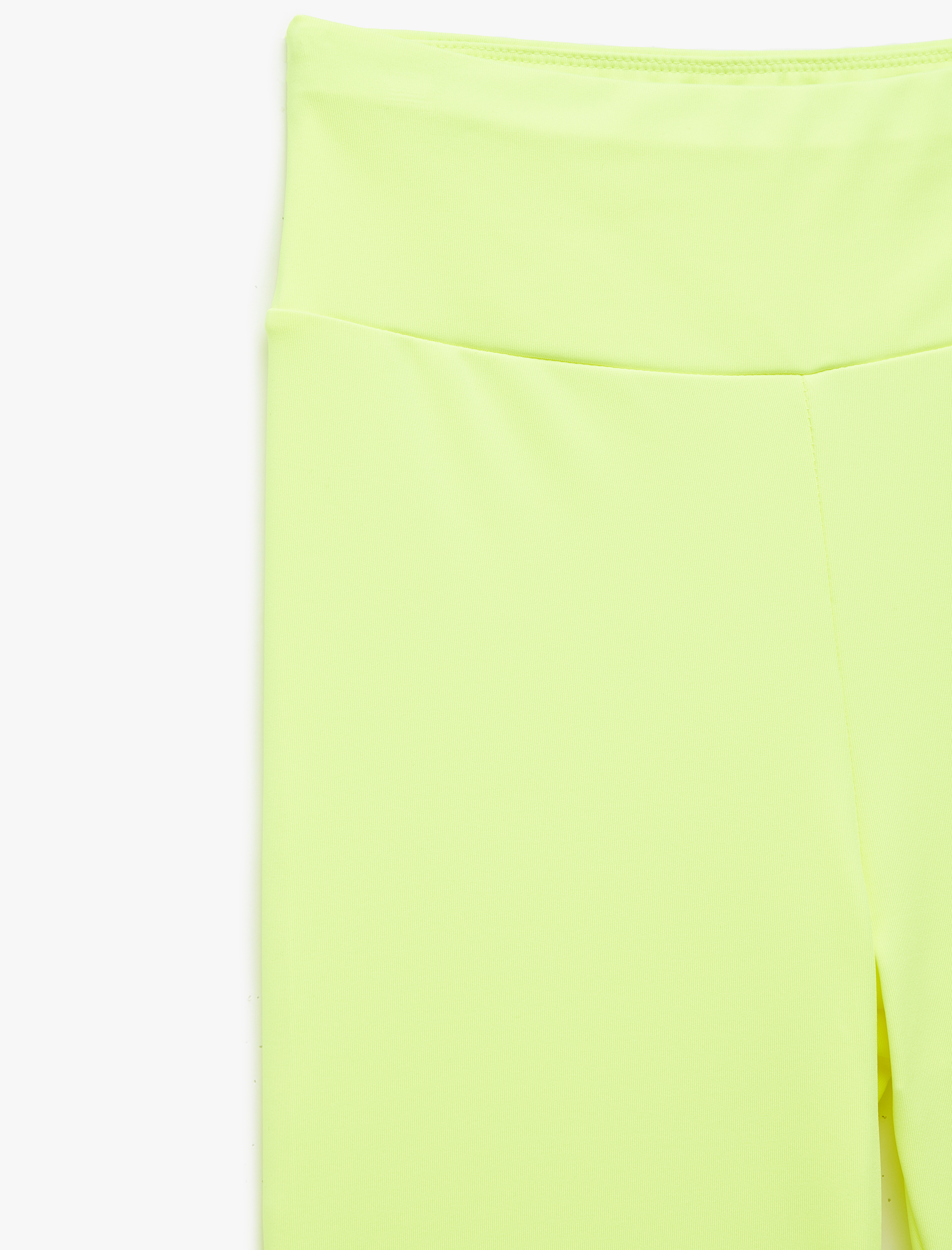   Yüksek Bel Slim Fit Biker Spor Tayt