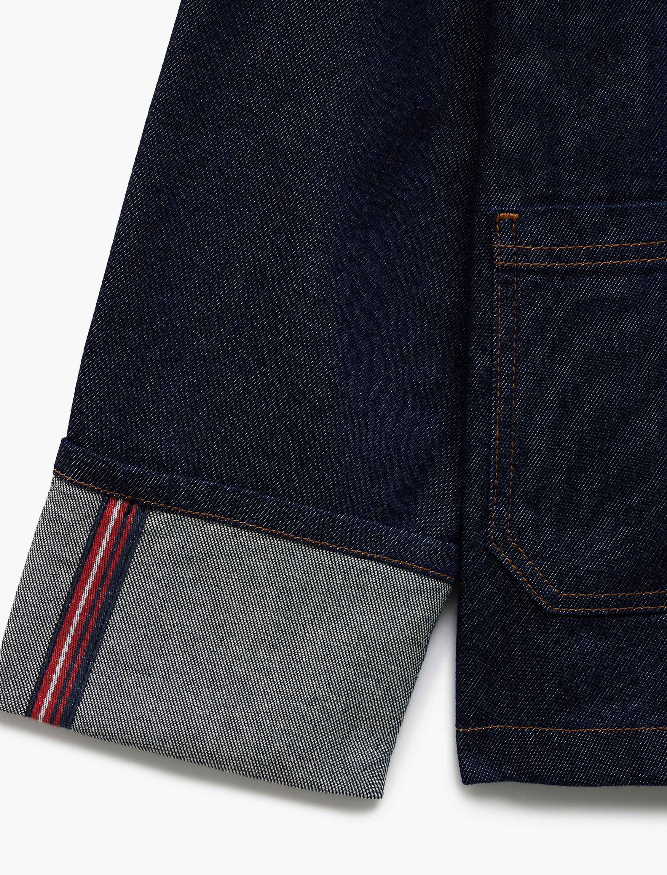   Pamuklu Cep Detaylı Klasik Yaka Düğmeli Denim Ceket