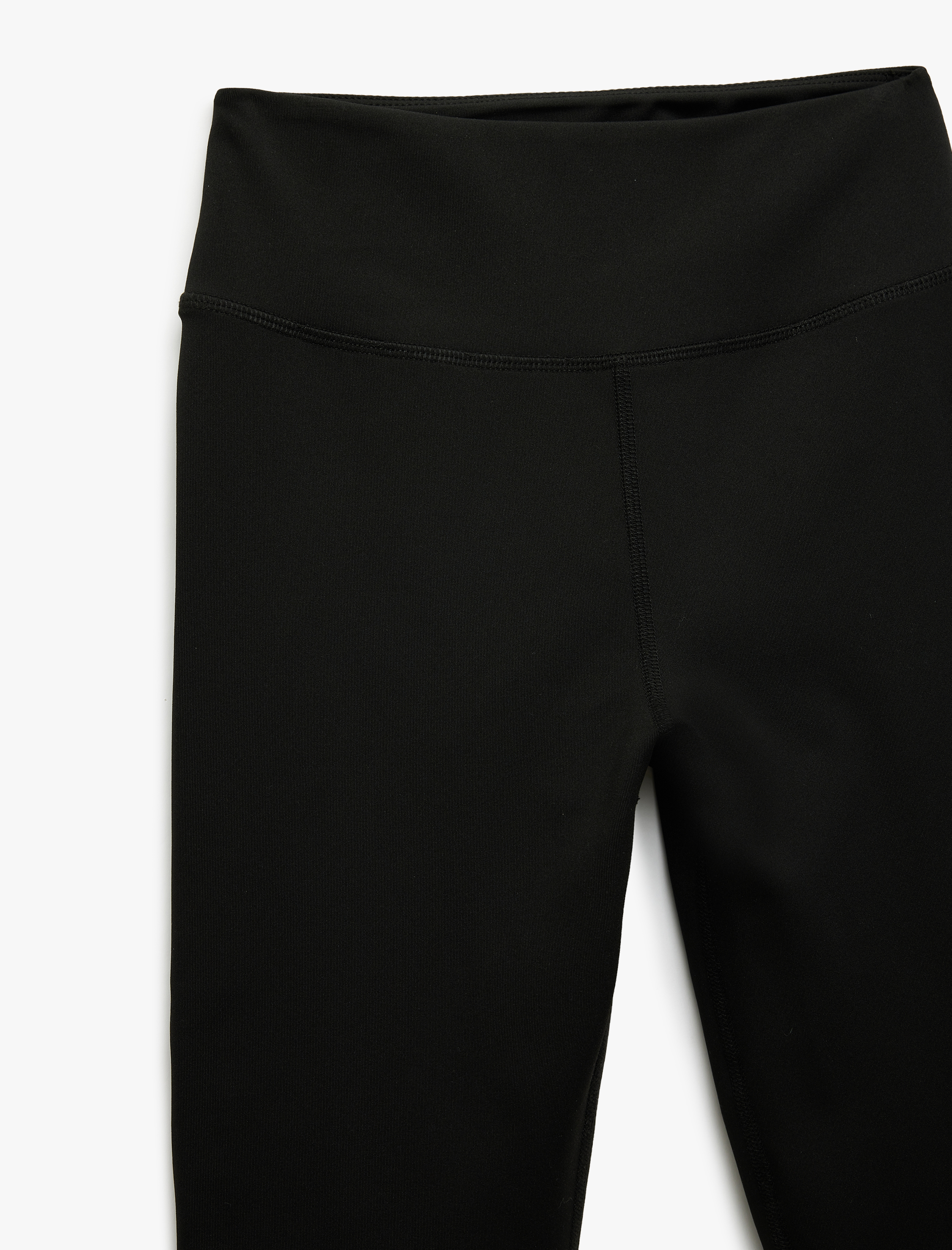 Normal Bel Dikiş Detaylı Skinny Fit Spor Tayt