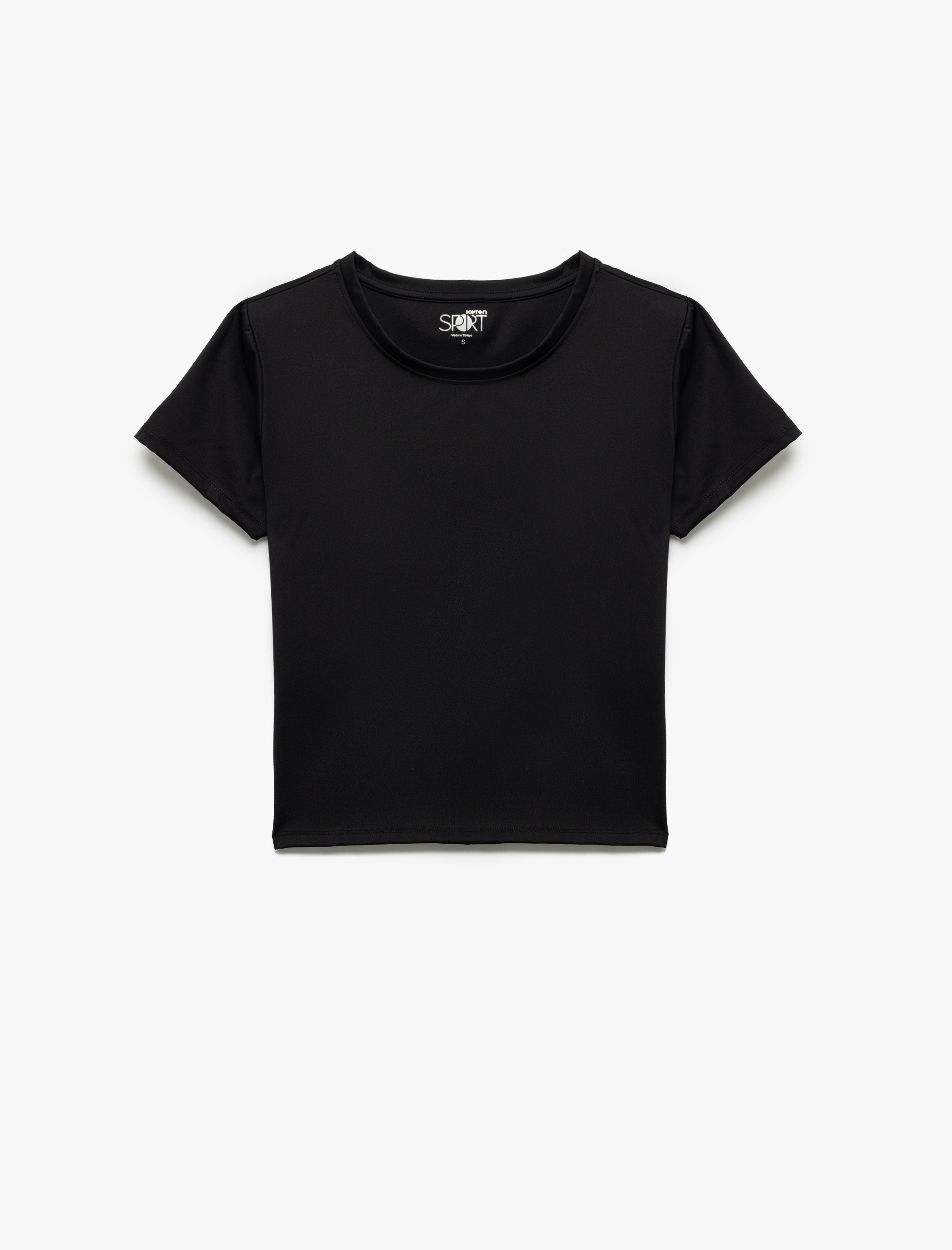   Bisiklet Yaka Slim Fit Kısa Kollu İnterlok Spor Tişört