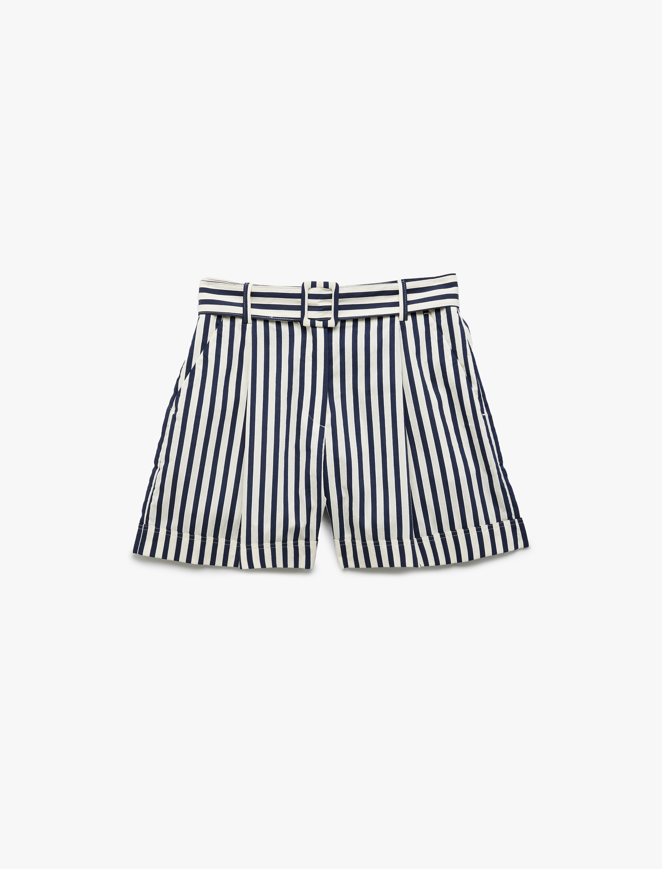   Koton X Sima Tarkan - Pamuklu Cepli Kemerli Mini Poplin Şort