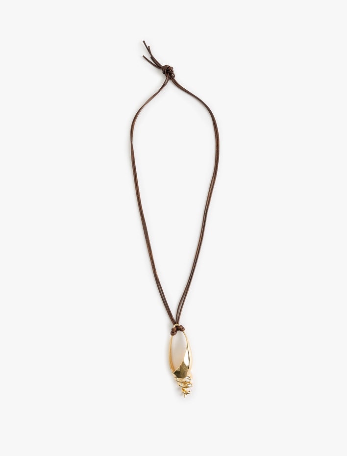 Kadın Büyük Boy Deniz Kabuğu Kolye - Koton X Sima Tarkan