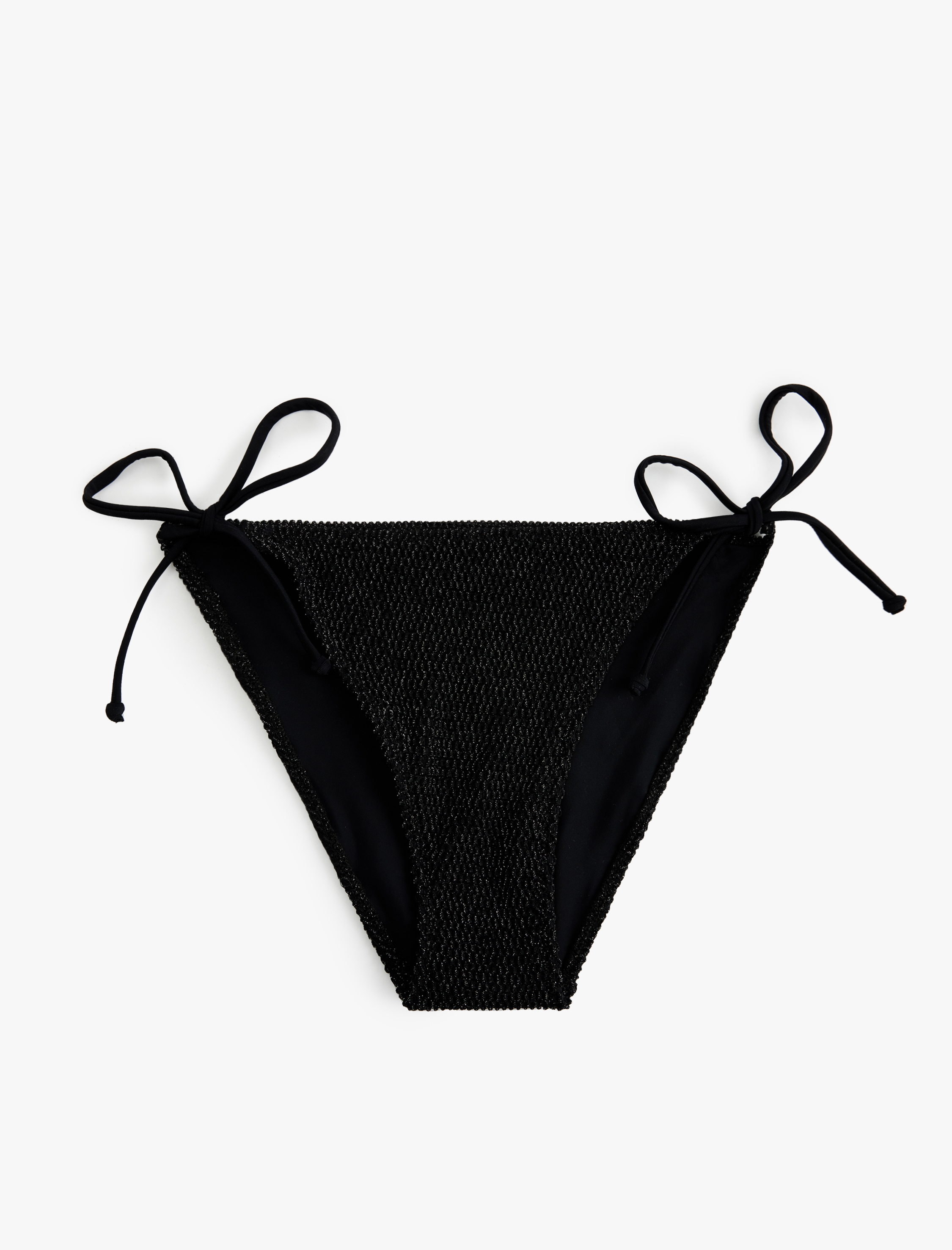 Koton Kadın Dokulu Yanları Bağlamalı İpli Bikini Altı -1