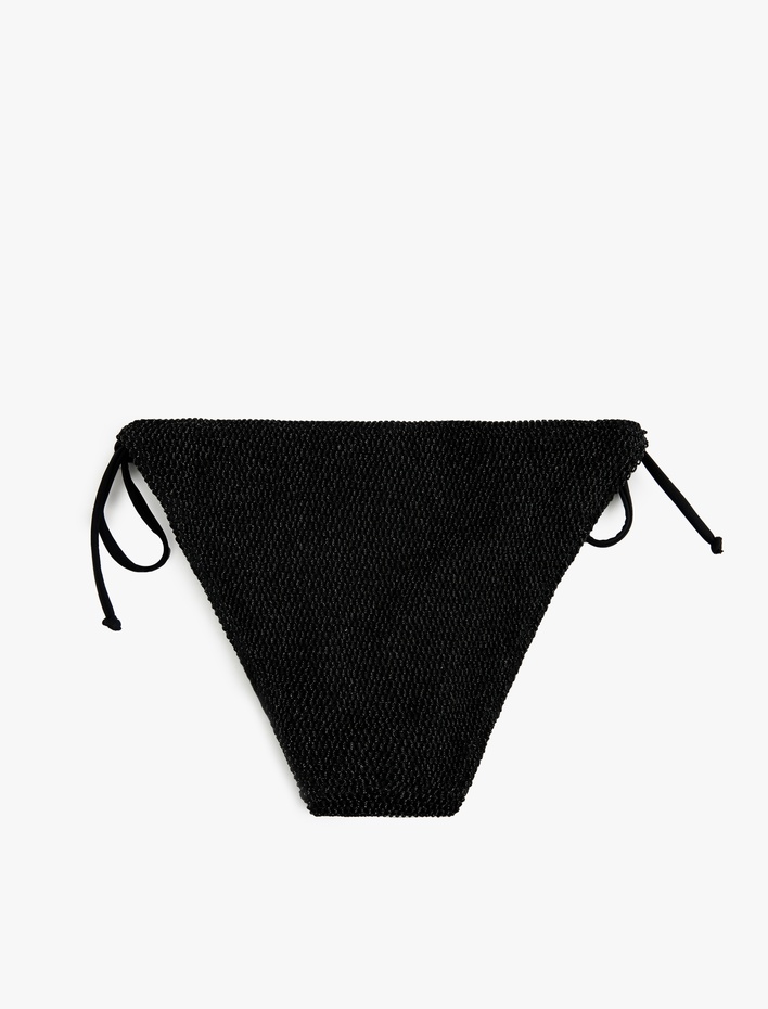  Dokulu Yanları Bağlamalı İpli Bikini Altı