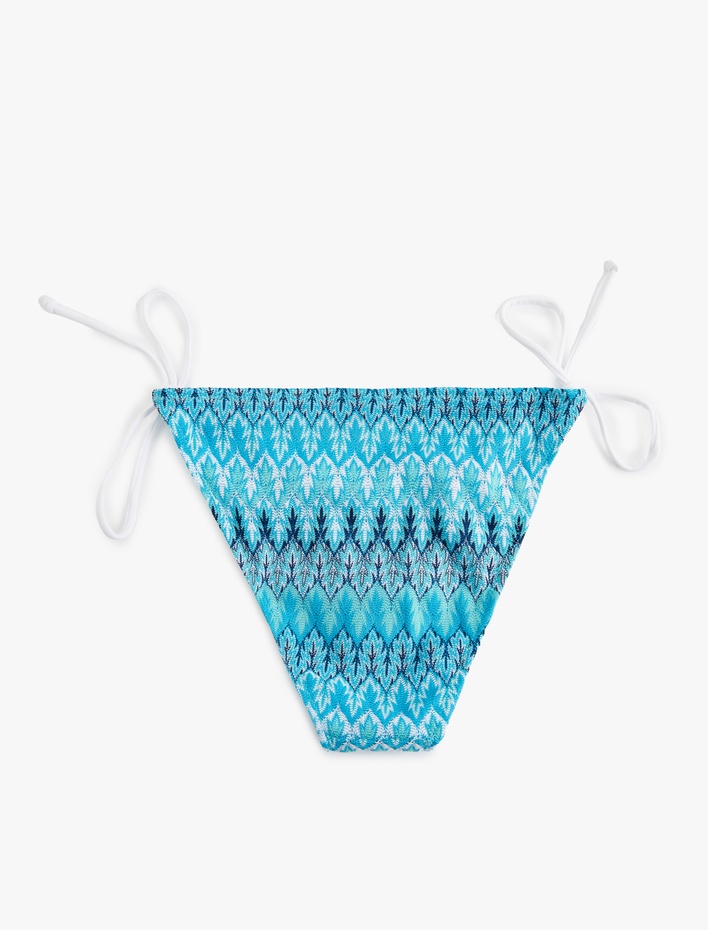  İpli Desenli Bikini Altı