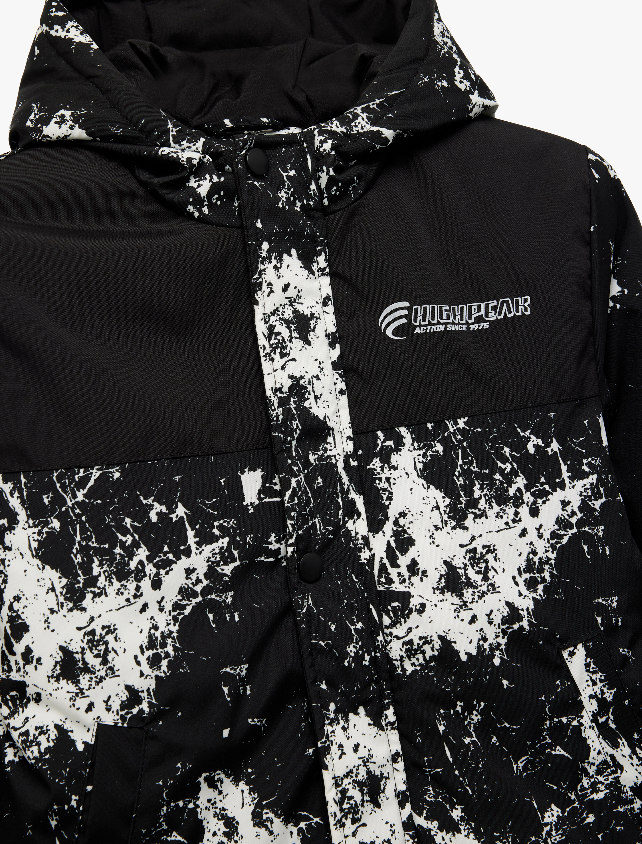  Erkek Çocuk Uzun Kollu Baskılı Kapşonlu Mevsimlik Mont